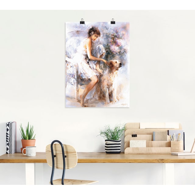 Artland Wandbild »Freunschaft«, Frau, (1 St.), als Leinwandbild,  Wandaufkleber oder Poster in versch. Größen auf Raten bestellen