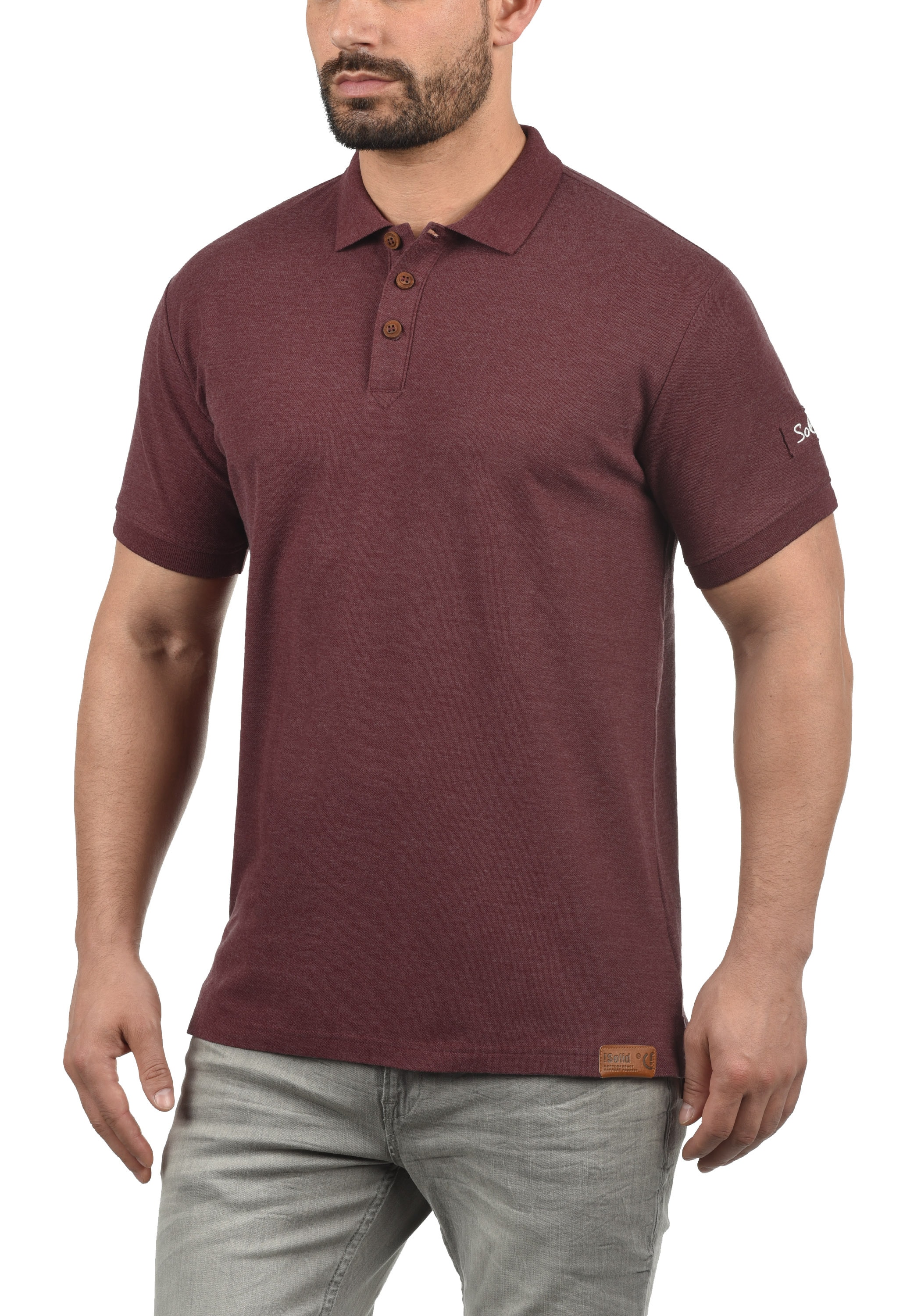 !Solid Poloshirt »Poloshirt SDTripPolo«