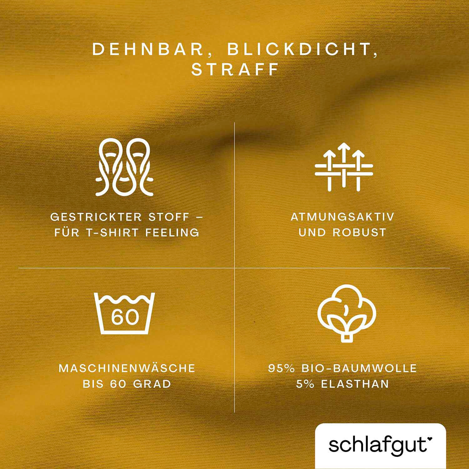 Schlafgut Spannbettlaken »PURE TOPPER in Gr. 90x200, 140x200 oder 180x200 cm, Laken für Topper«, aus 100% Bio-Baumwolle, für Matratzen bis 10 cm Höhe, Bettlaken