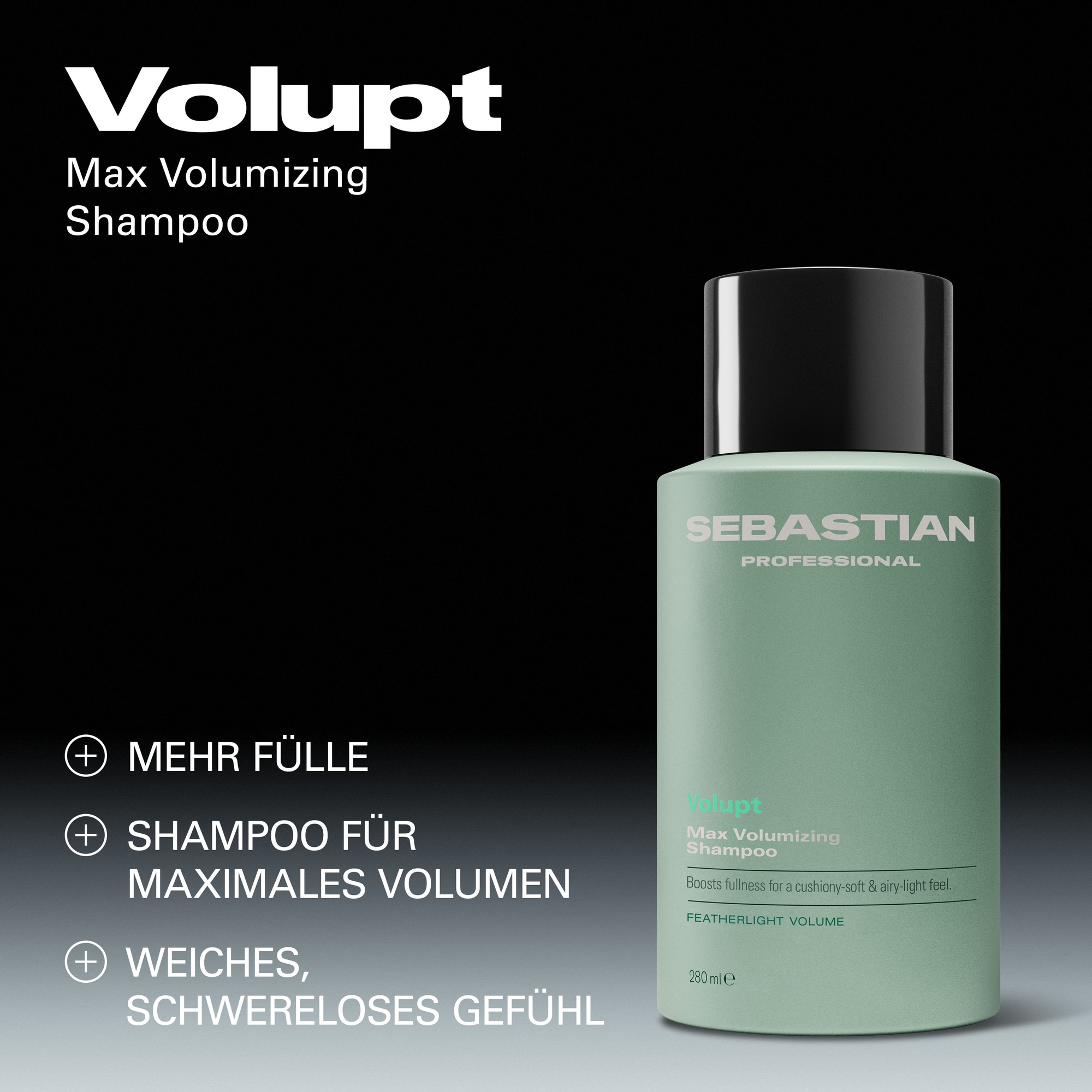Sebastian Professional Haarshampoo »Volupt Shampoo« für geschädigtes, trockenes und glanzloses Haar, gegen Frizz