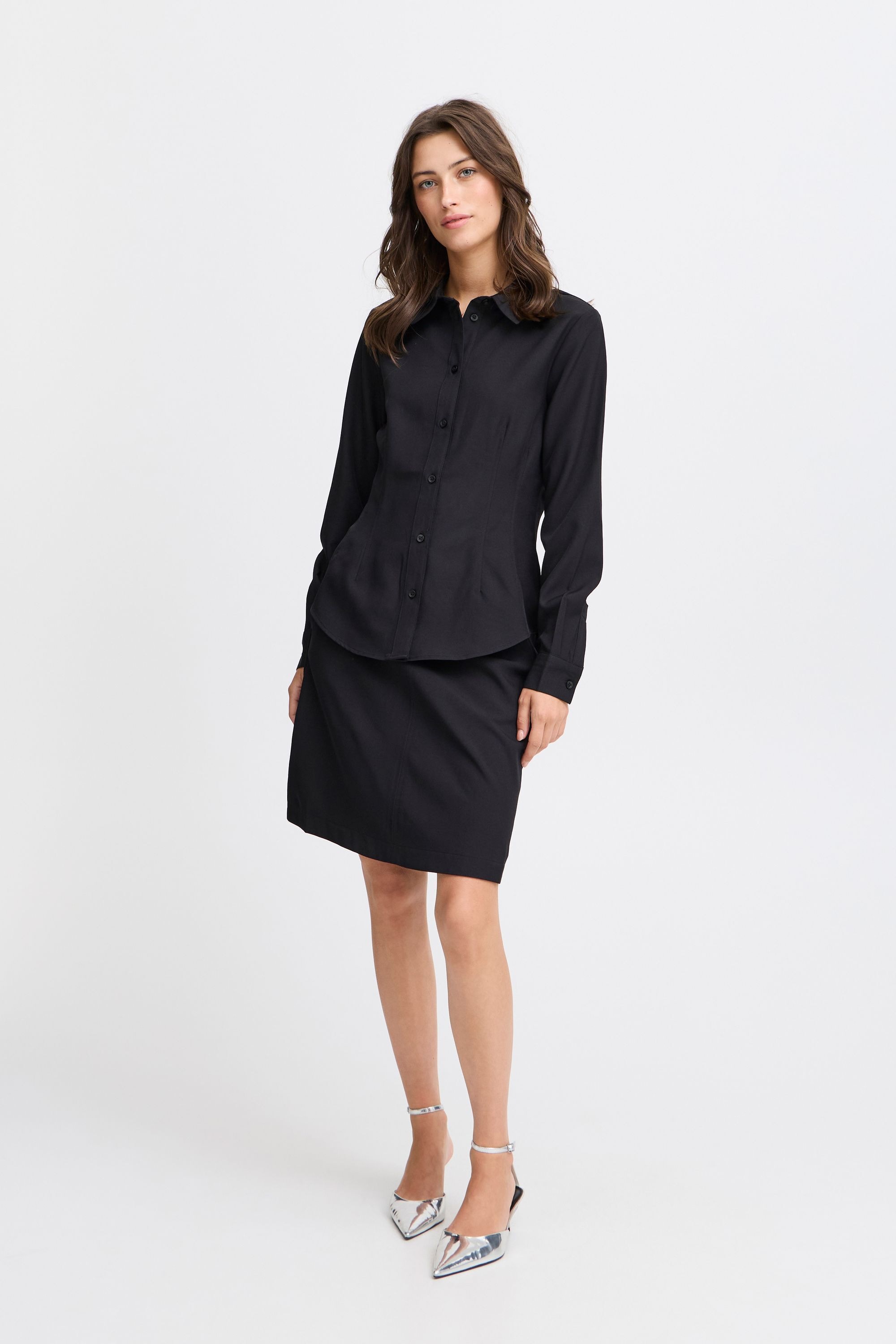 b.young Tunika »Langarmbluse BYMMMIDDE SHORT SHIRT -«