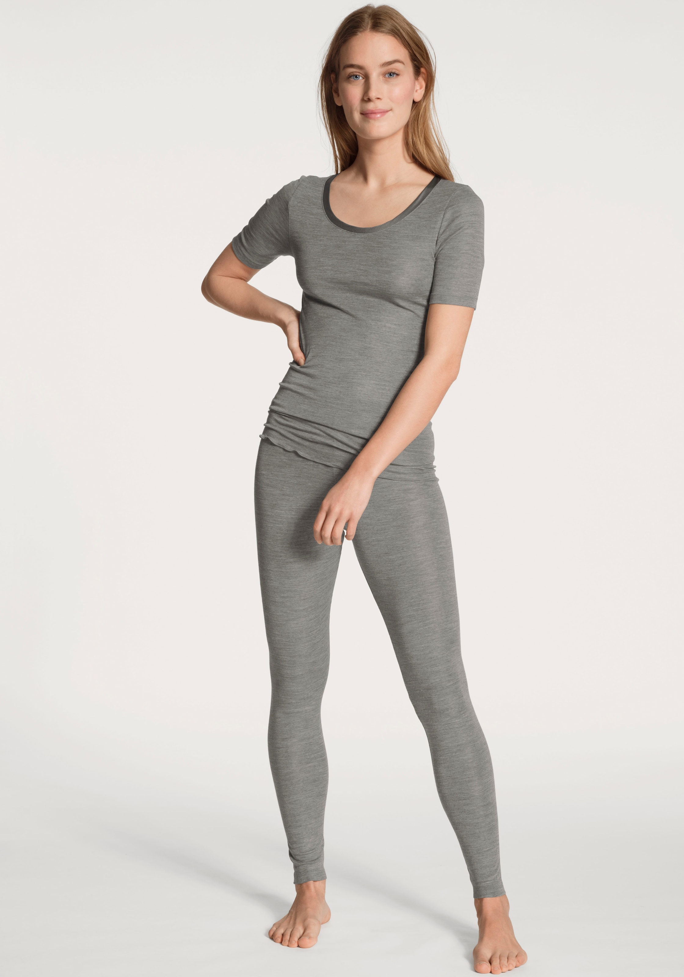 CALIDA Leggings »True Confidence«, mit Mix aus Schurwolle und Seide