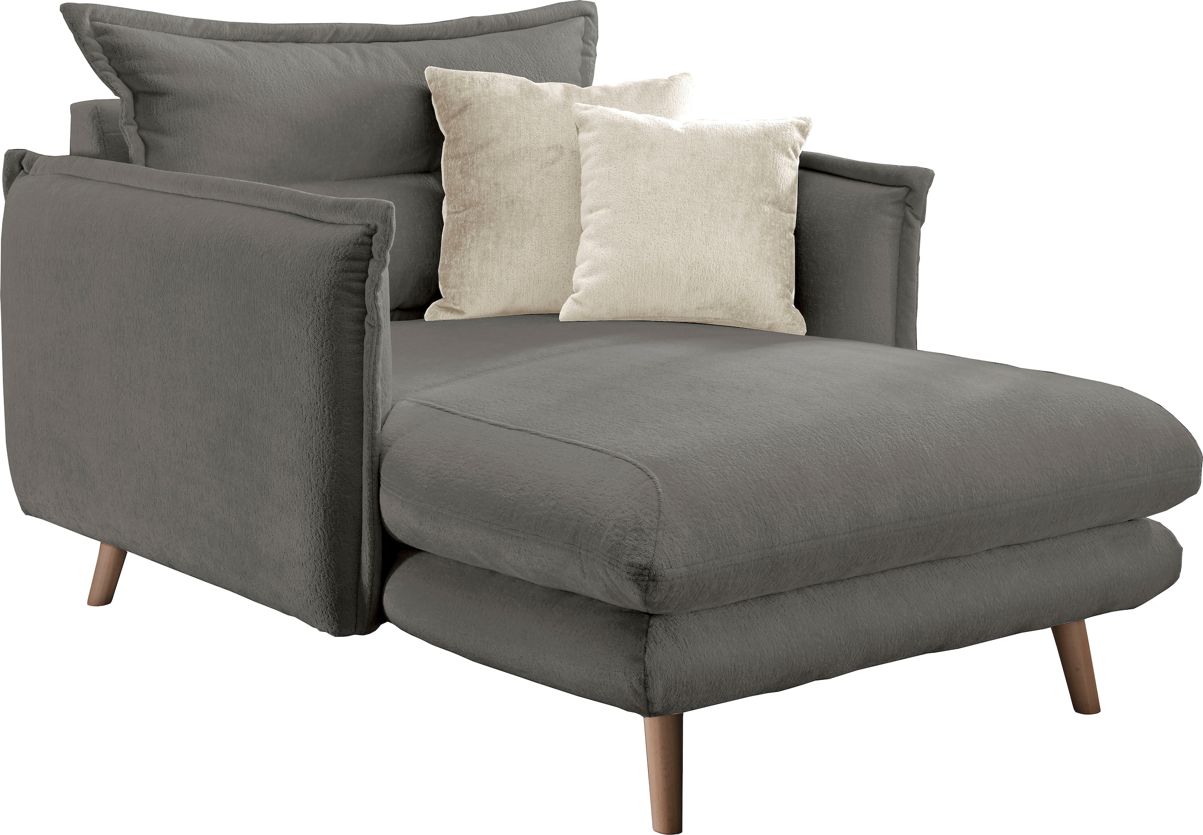 INOSIGN Loveseat »Lazio«, moderner Sessel mit einer bequemen Polsterung, 2 Stk. Zierkissen