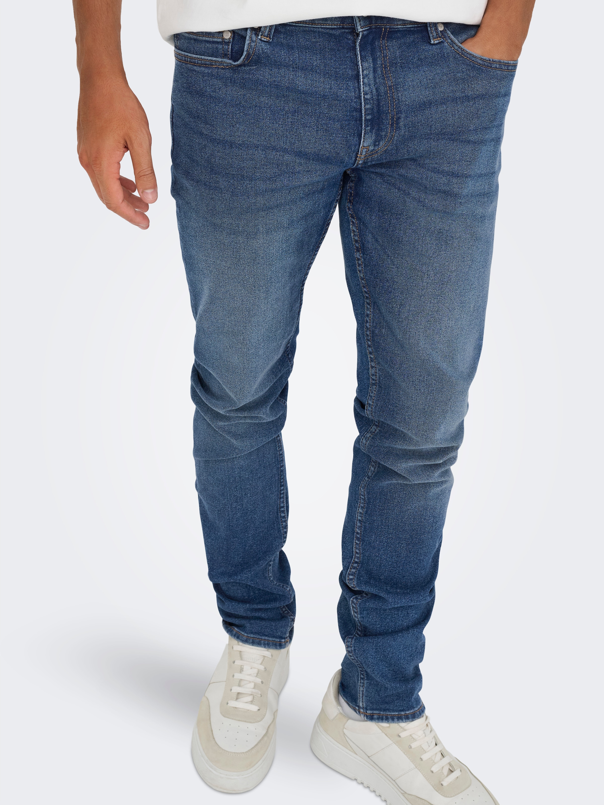 ONLY & SONS Slim-fit-Jeans »ONSLOOM SLIM 5748 EY BOX JEANS MU« Baumwollmischung, slim fit