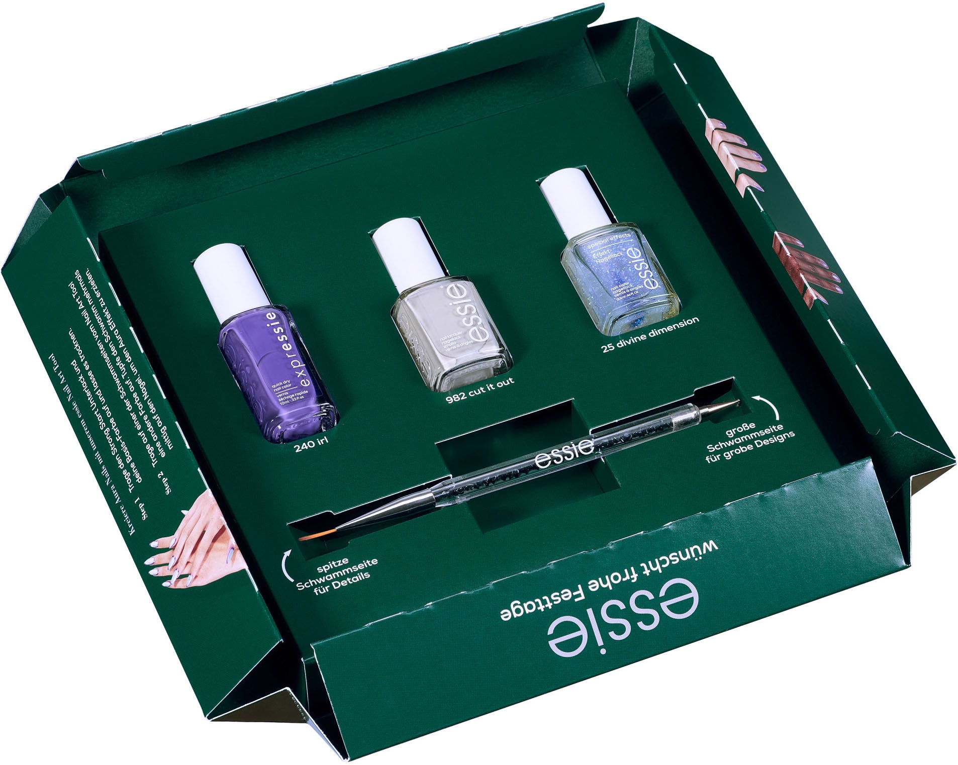 MAYBELLINE NEW YORK Nagellack-Set »Essie Nail Art Weihnachtsset«