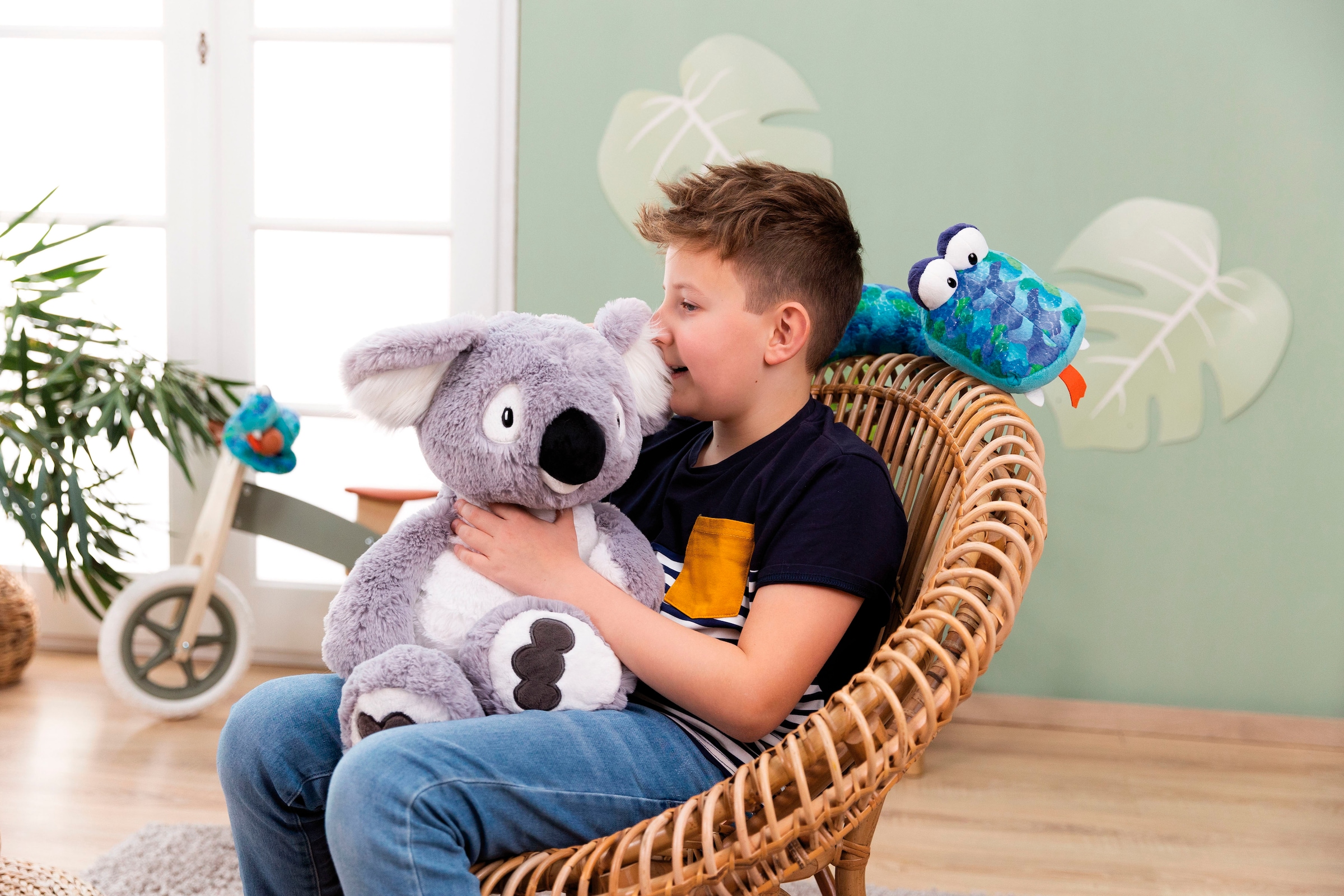 Nici Kuscheltier »Wild Friends GREEN, Koala Barry 50cm schlenkernd«