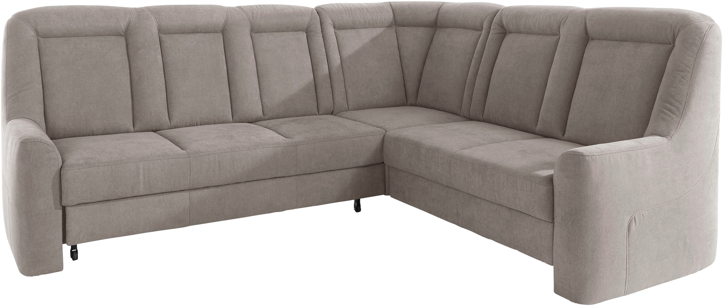 sit&more Ecksofa »Melissa L-Form« klassisches Polsterprogramm, wahlweise Bettfunktion und Schubkasten