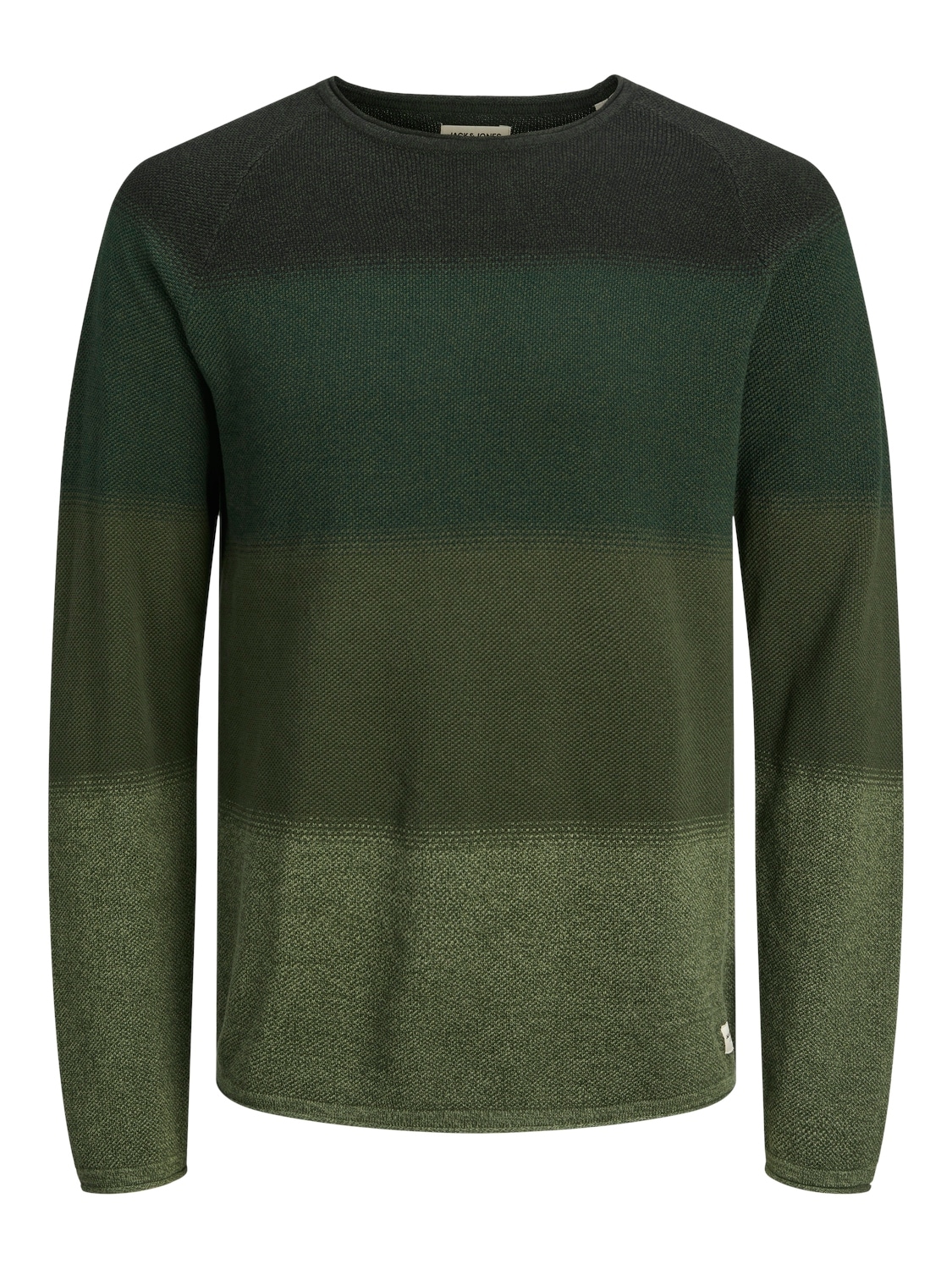 Jack & Jones Rundhalspullover »JJEHILL KNIT CREW NECK NOOS«, aus Strukturstrick