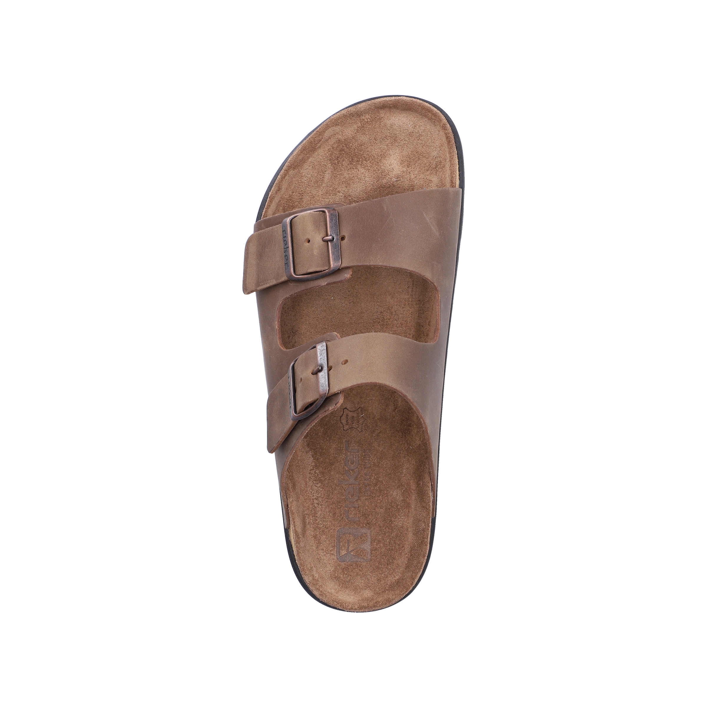 Rieker Pantolette  Sommerschuh, Strandschuh, Hausschuh mit bequemem Fußbett