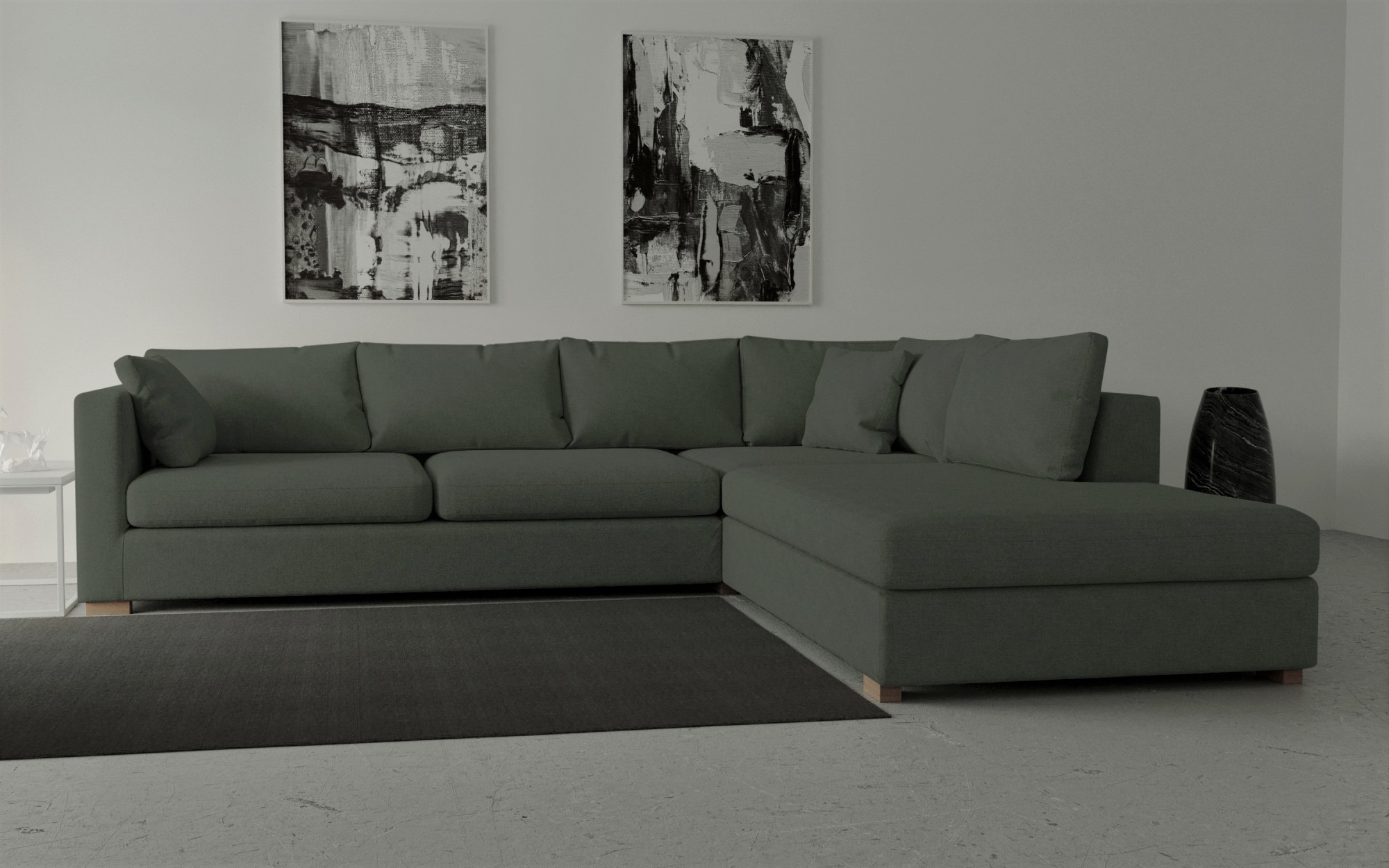 Guido Maria Kretschmer Home&Living Ecksofa »Arles, L-Form,«, extra tiefe Sitzfläche, in diversen Stoffqualitäten