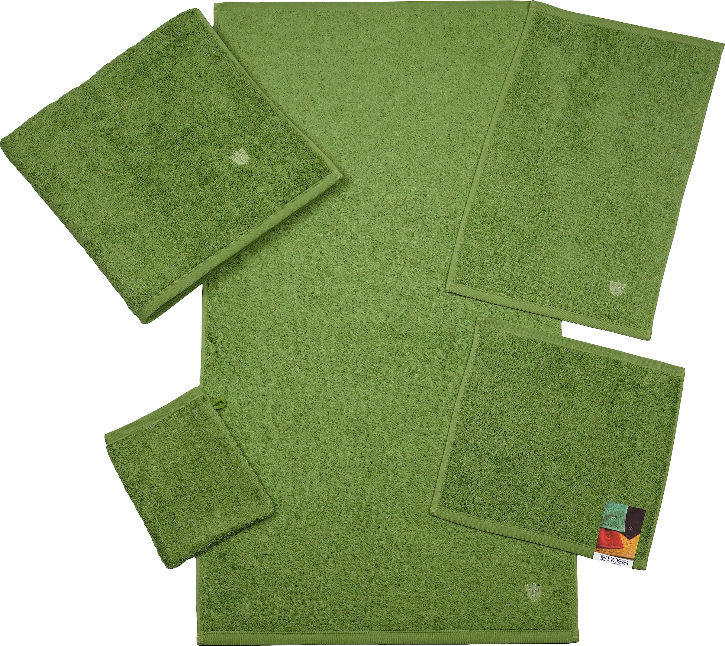 ROSS Handtücher »Vita« Bestickung ROSS-Emblem