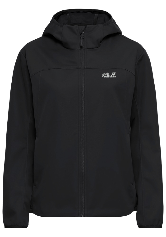 Jack Wolfskin Softshelljacke »WINDHAIN 2 HOODY W« wasserabweisend, windabweisend, wärmeisolierend