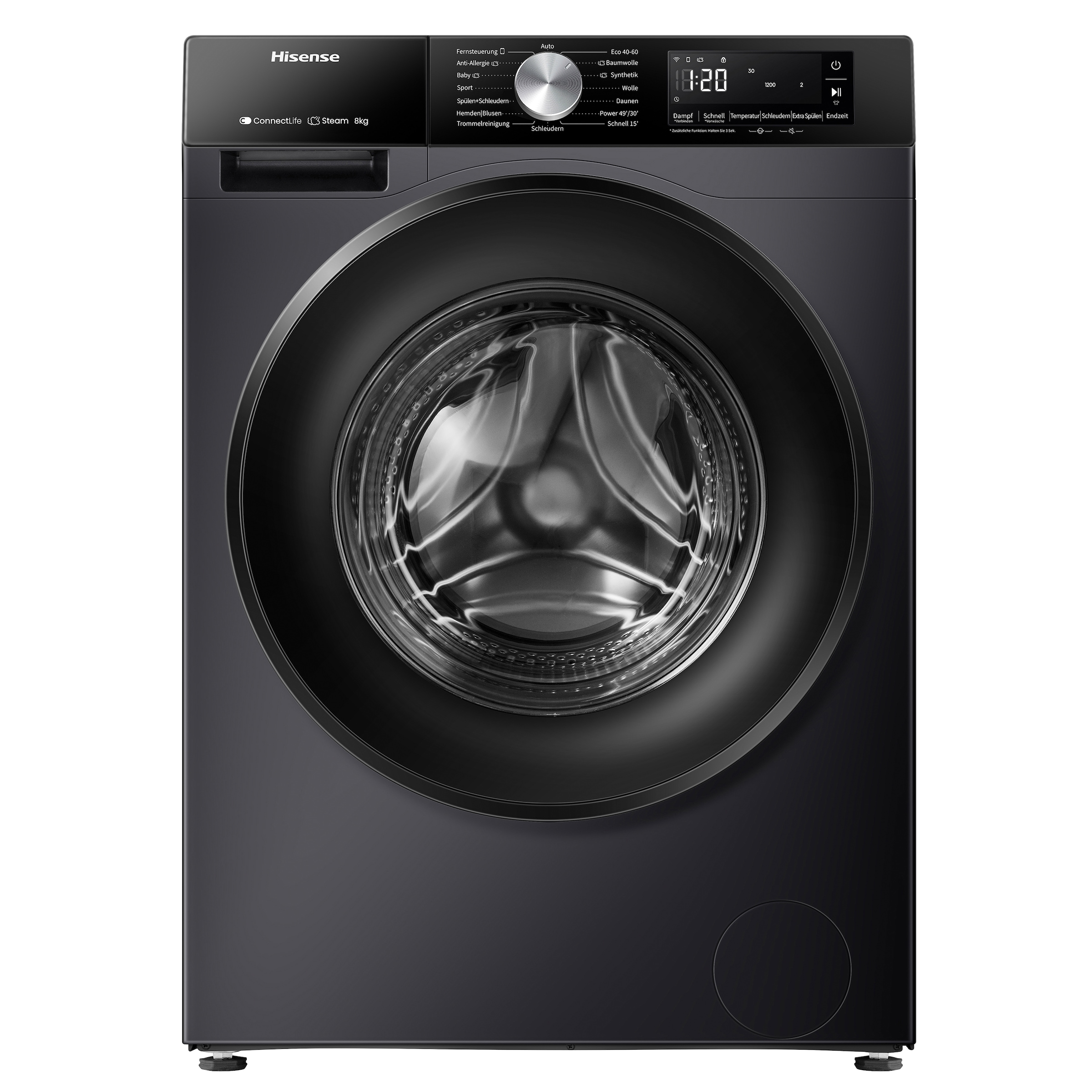 Hisense Waschmaschine »WF3S8043BB3«, 8 kg, 1400 U/min, Wifi-ConnectLife