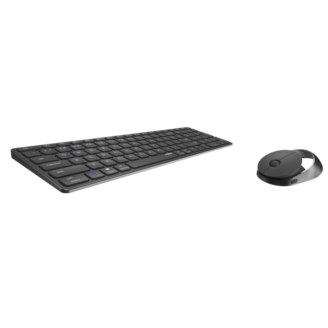 Rapoo Tastatur- und Maus-Set »9750M Kabelloses Multi-Mode-Deskset, DE-Layout, 2.4 GHz, 1300 DPI«