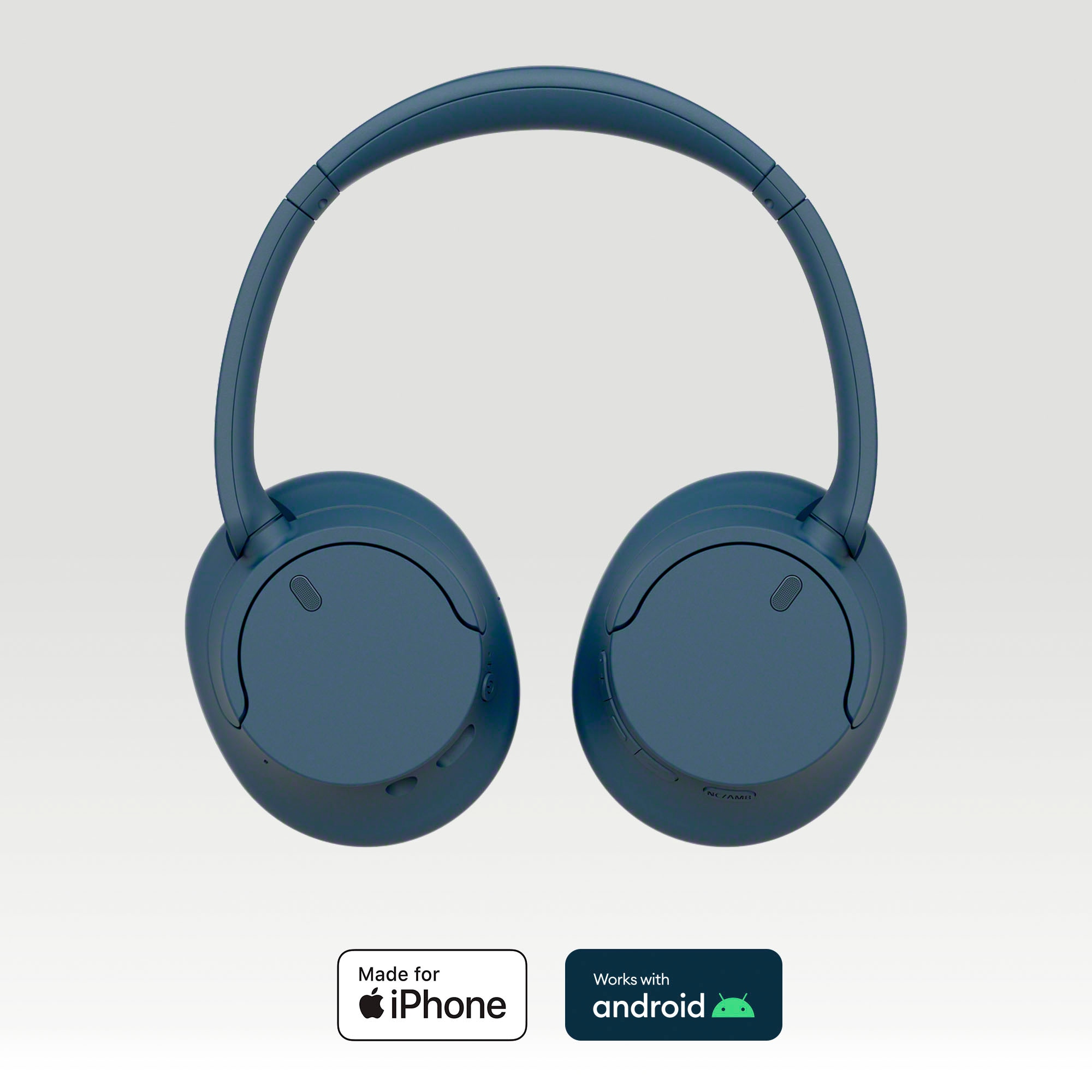 Sony Over-Ear-Kopfhörer »WH-CH720N«, Bluetooth, ➥ UNIVERSAL XXL und für Ladestandsanzeige-Multi-Point-Verbindung-Sprachsteuerung Anrufe Musik-LED Steuerung Garantie Jahre | 3 Noise-Cancelling-Freisprechfunktion-integrierte