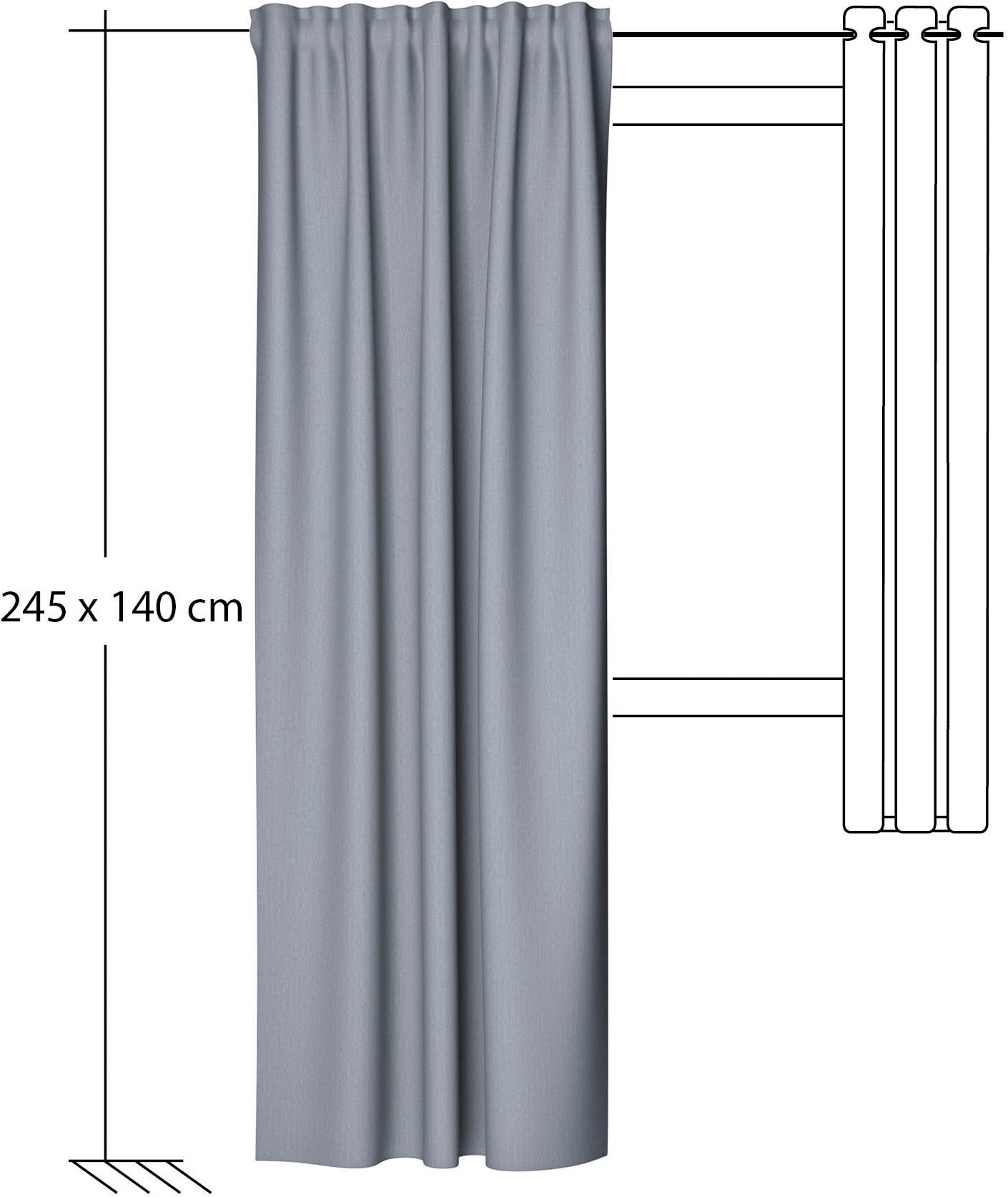 HOMING Vorhang »Galdin« Multifunktionsband 1 Stk. tlg. Verdunklungsvorhang, blickdicht, Thermo, Energiesparend