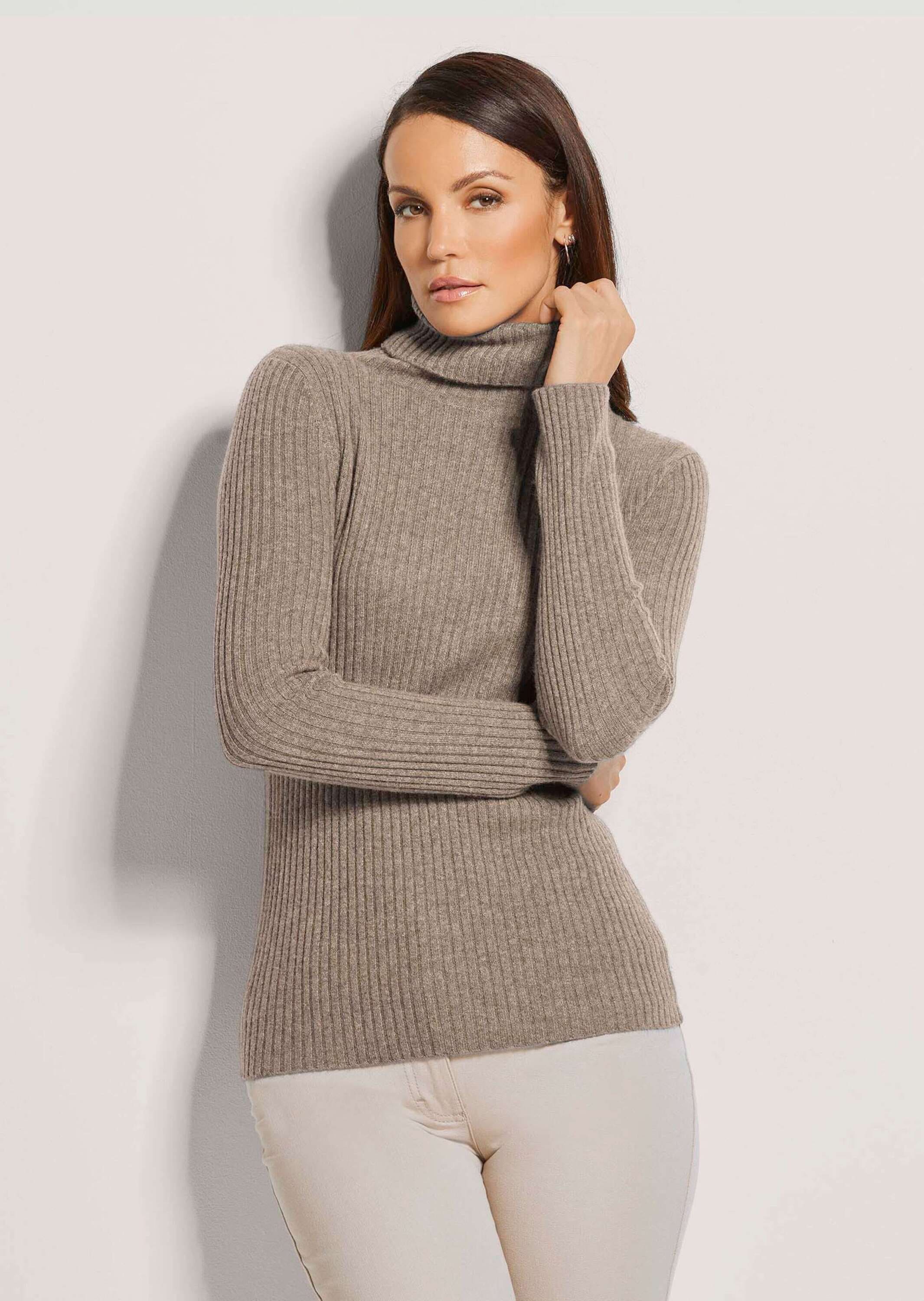 MADELEINE Longpullover »Kaschmirpullover Rollkragenpullover aus Kaschmir« Good-Cashmere-Qualität