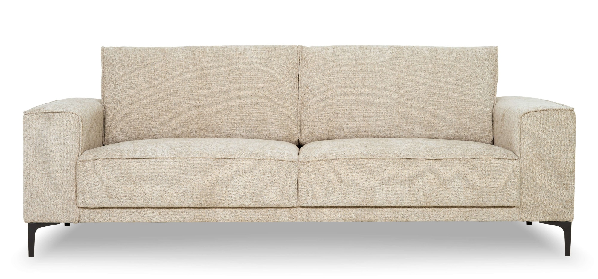 OTTO home 3-Sitzer »OLAND, B: 224 cm - Skandi-Design, Chenille-Bezug« Struktur, Flachgewebe, Luxus-Microfaser, Boucle
