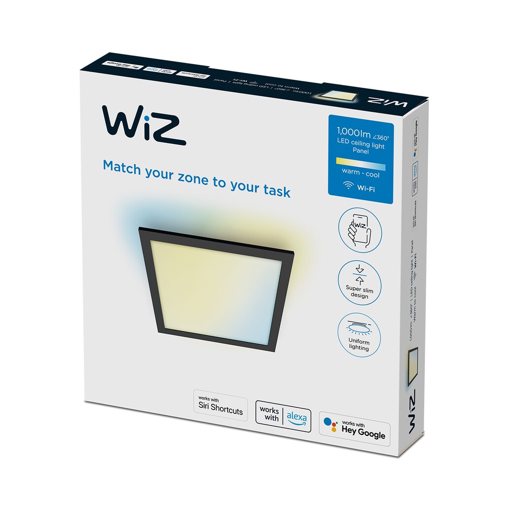 WiZ Smarte LED-Leuchte »Panel Tunable White«, Quadratisch