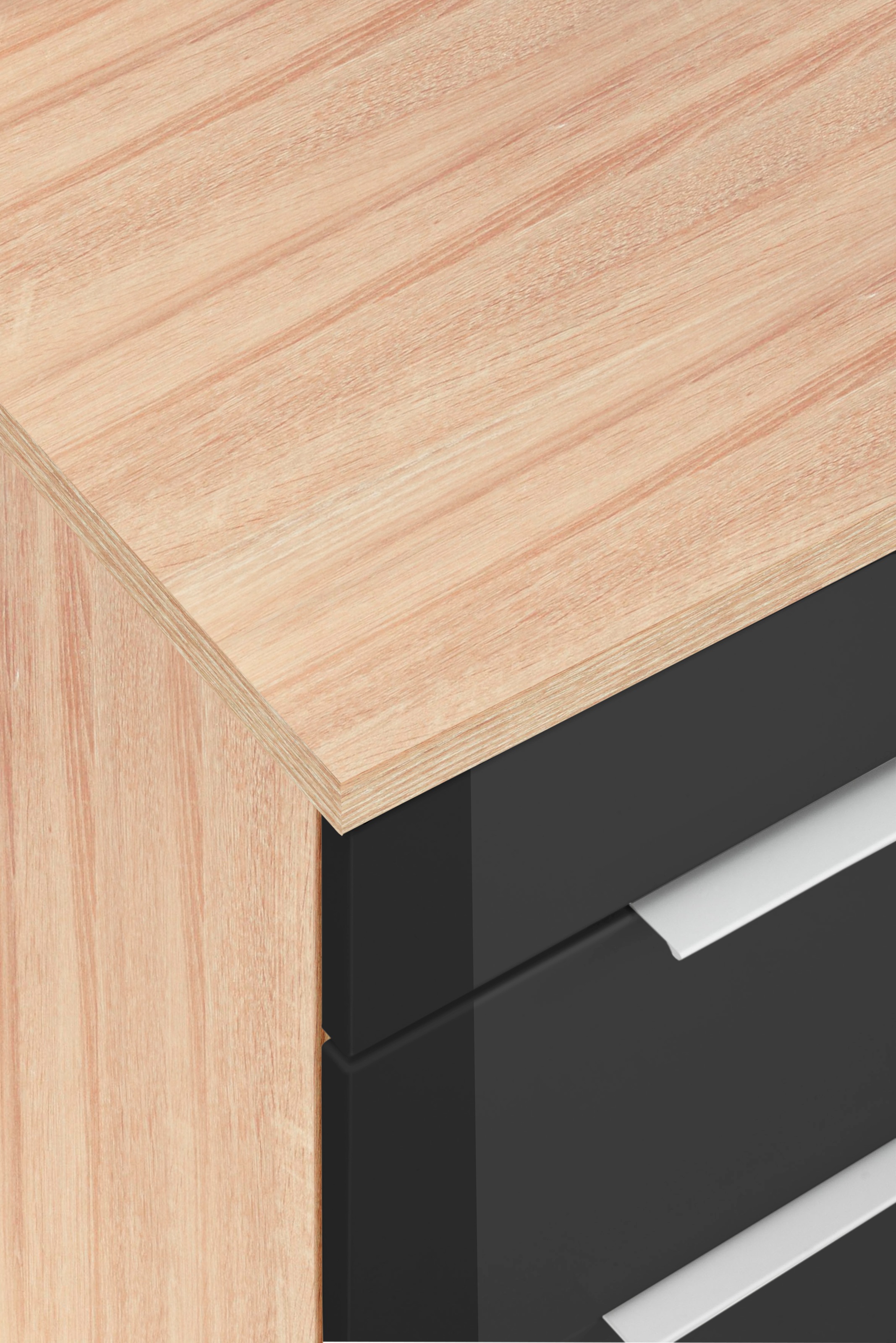 KOCHSTATION Küchenzeile »KS-Brindisi Breite 330 cm«, wahlweise mit E-Geräten und Induktion, mit MDF-Fronten und Regal
