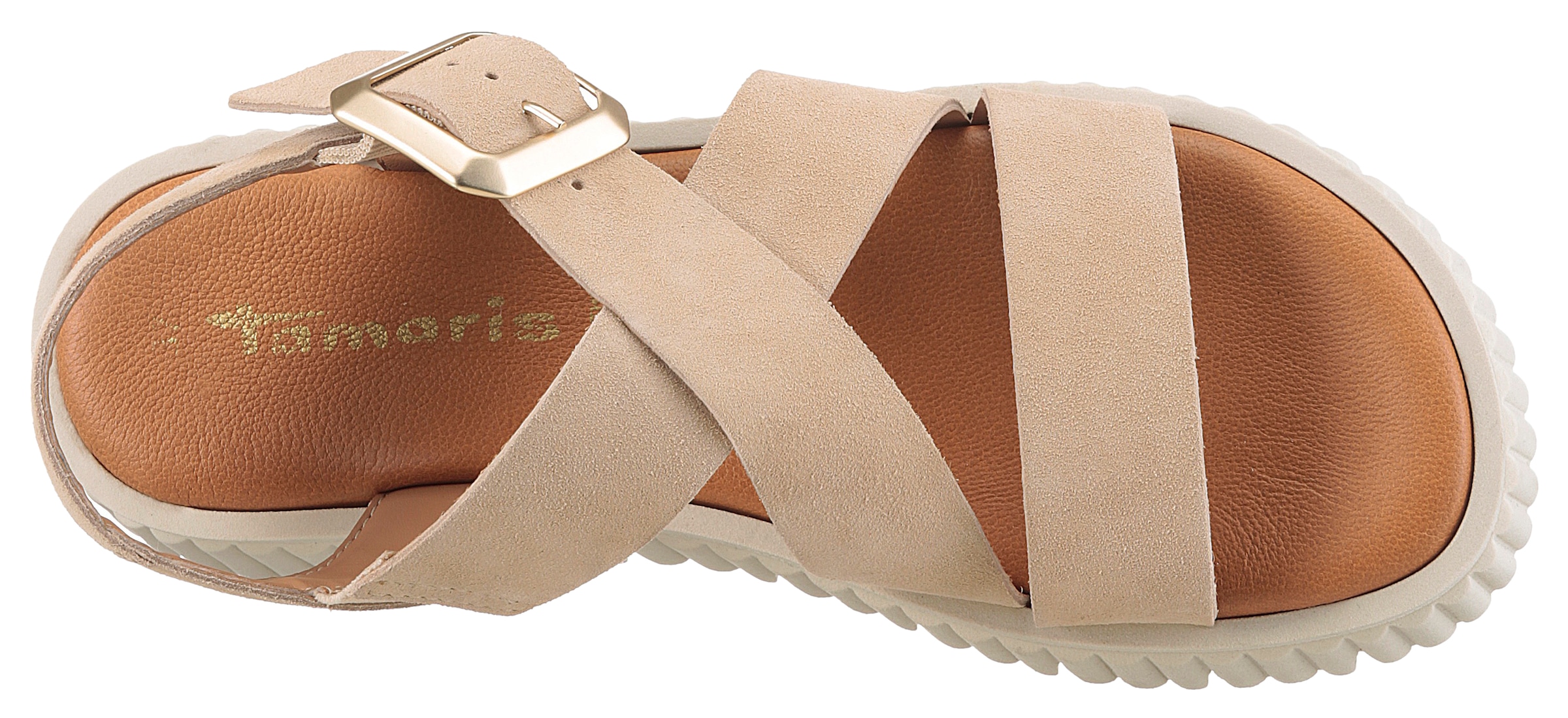 Tamaris Sandalette  , Plateau, Riemchensandale, Sommerschuh mit Touch It-Ausstattung