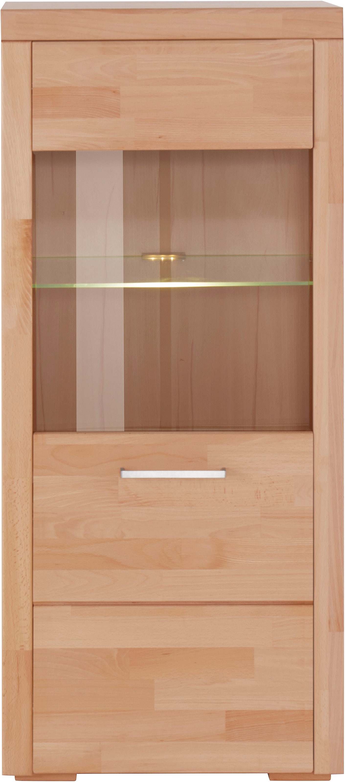 Home affaire Vitrine »Falco«, Fronten in Massivholz