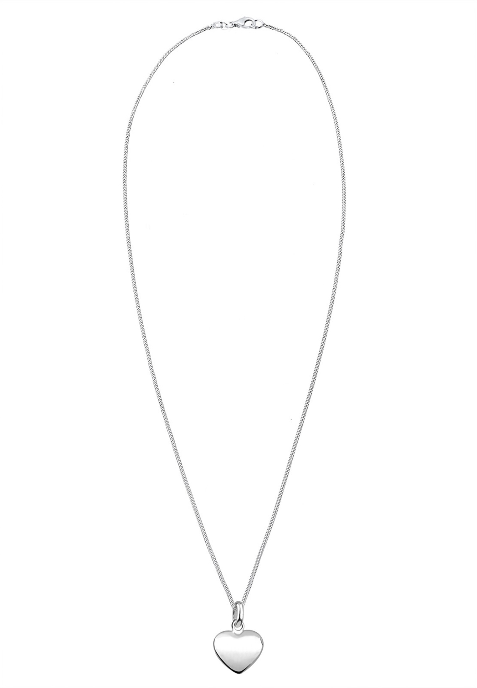 Elli Kette mit Anhänger »Halskette Herz Filigran Klassisch Schmuck Geschenk 925 Silber«