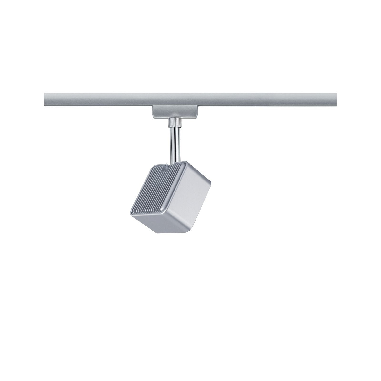 Paulmann Schienensystem-Leuchten »URail Schienenspot Cube 540lm 8W 2700K 230V Chrom matt, Chrom« LED-Modul 1 Stk. Warmweiß dimmbar, Einzelspot