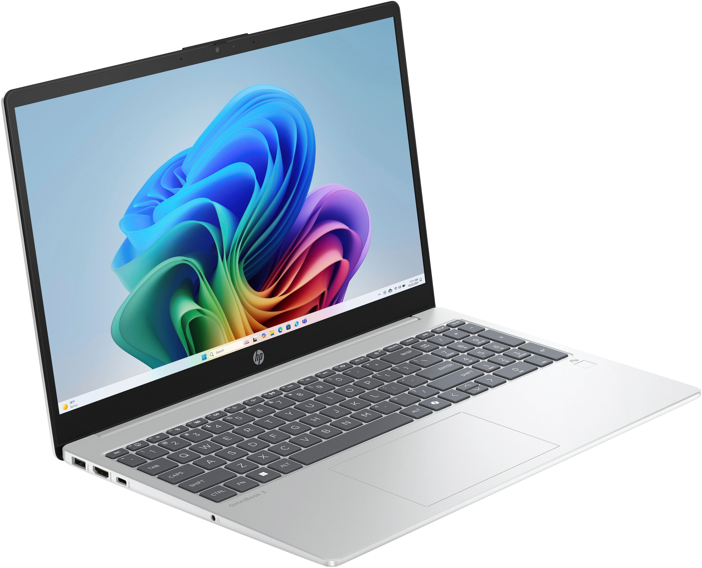HP Notebook »OmniBook 3 NG AI« 39,62 cm / 15,6 AMD Ryzen™ AI 5 Radeon 820M 512 GB SSD