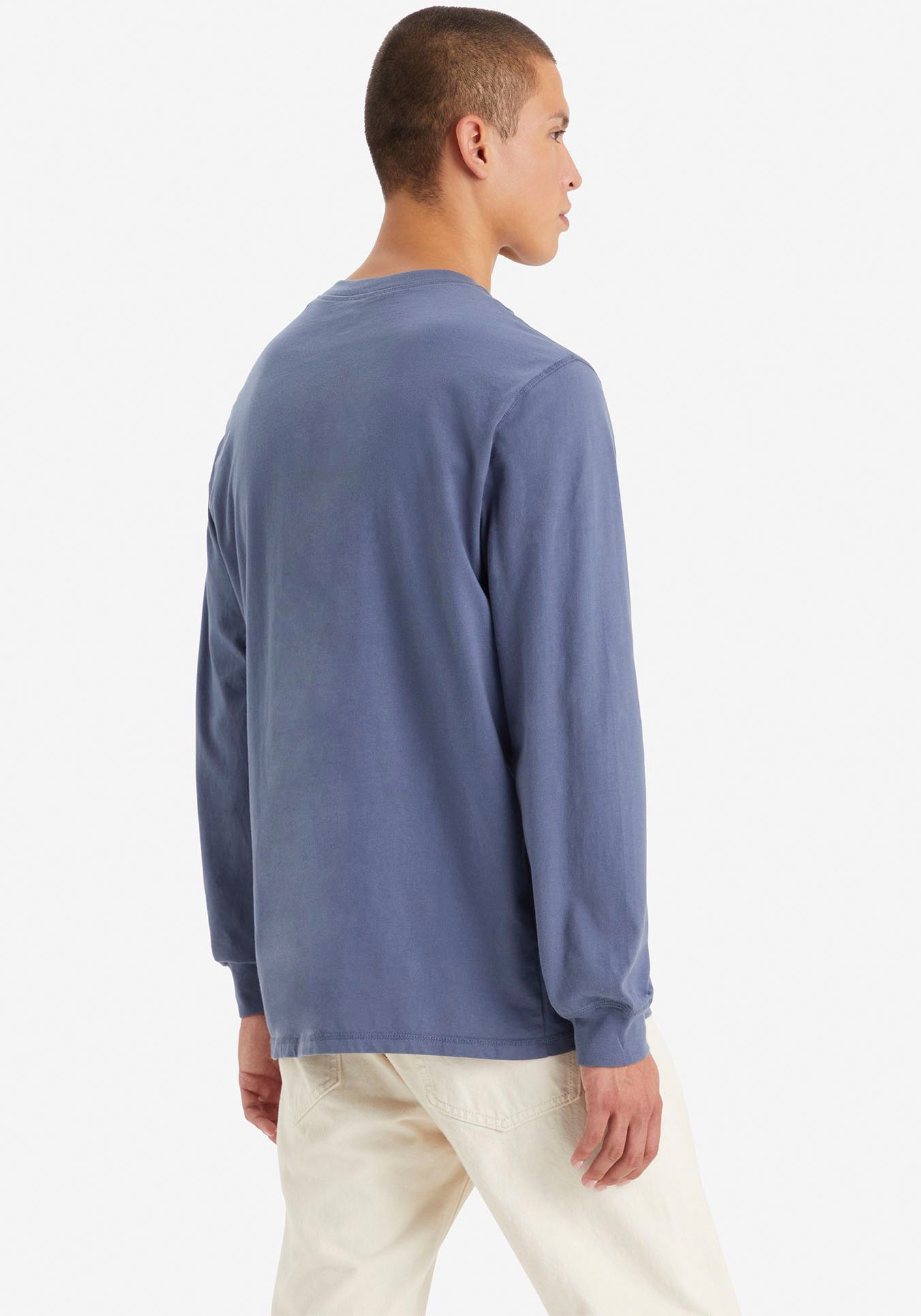 Levi's® Langarmshirt »4 BUTTON HENLEY BLUES«