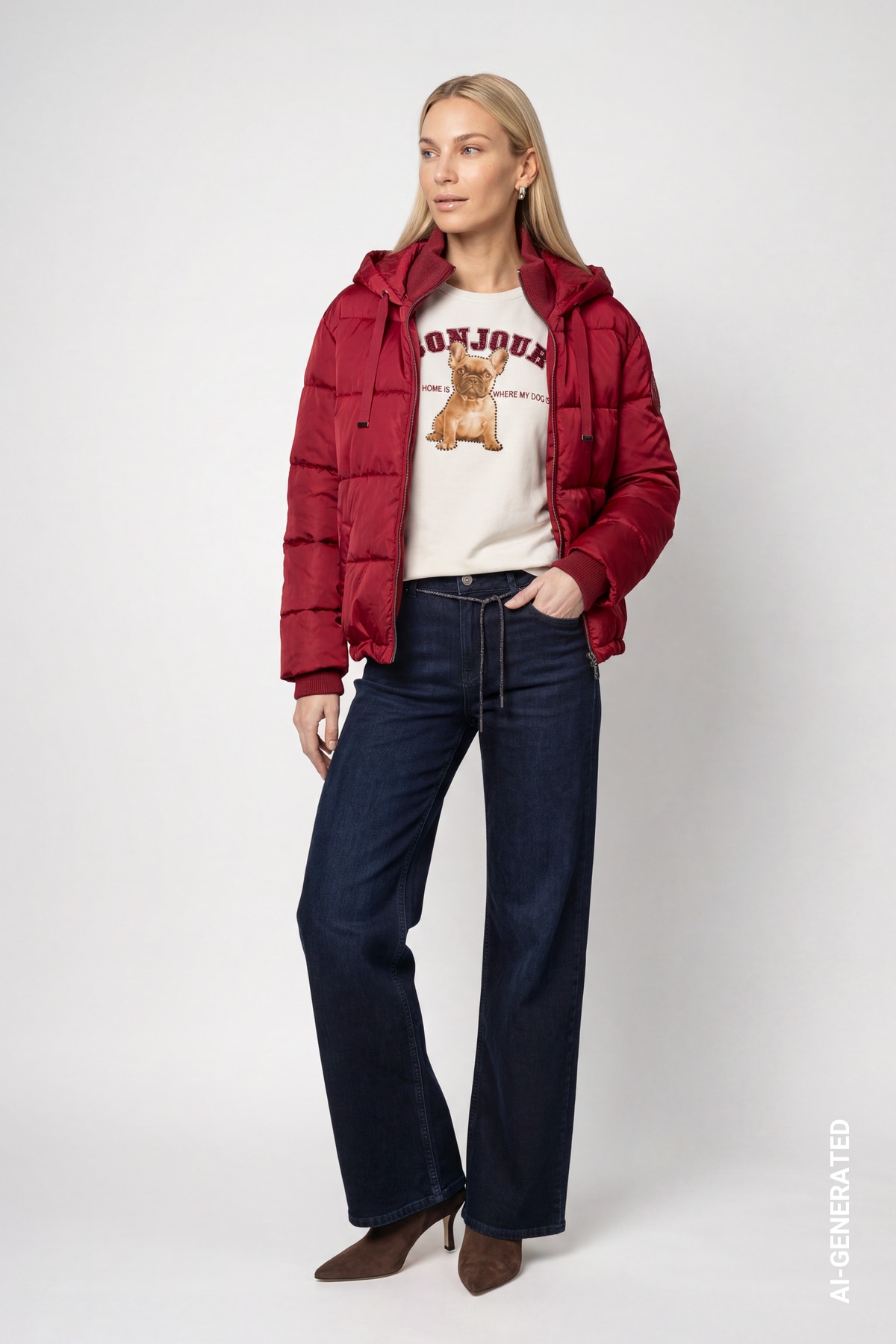 Monari Steppjacke »Jacke Stepp« mit Kapuze Regular fit mit Stehkragen und Kapuze