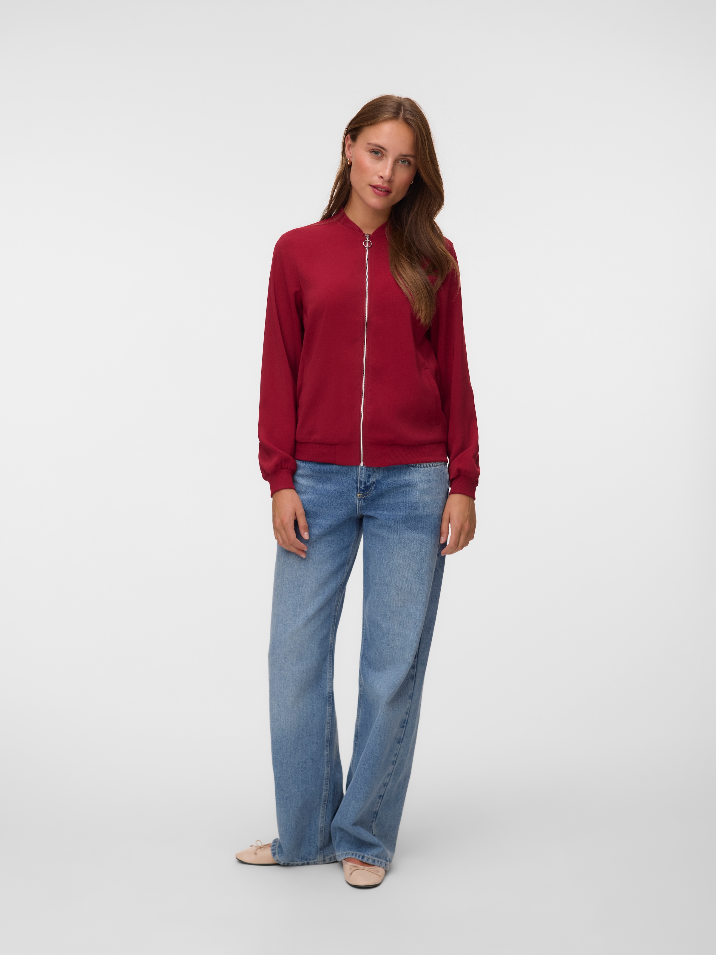 Vero Moda »VMCOCO L/S BOMBER NOOS« Materialmix