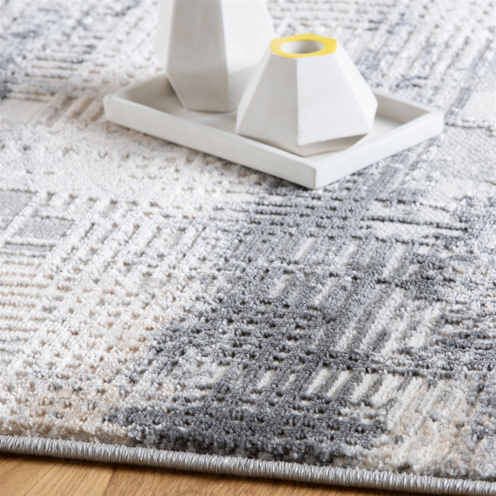 Kayoom Teppich »Sail 701« rechteckig 11 mm Höhe Kurzflor, Vintage, Modernes Muster, Fußbodenheizungsgeeignet