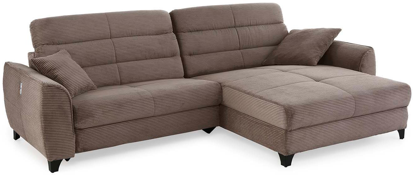 Jockenhöfer Gruppe Ecksofa »Double One L-Form«, mit 2x 120cm breiten, elektromotorischen Relaxfunktionen