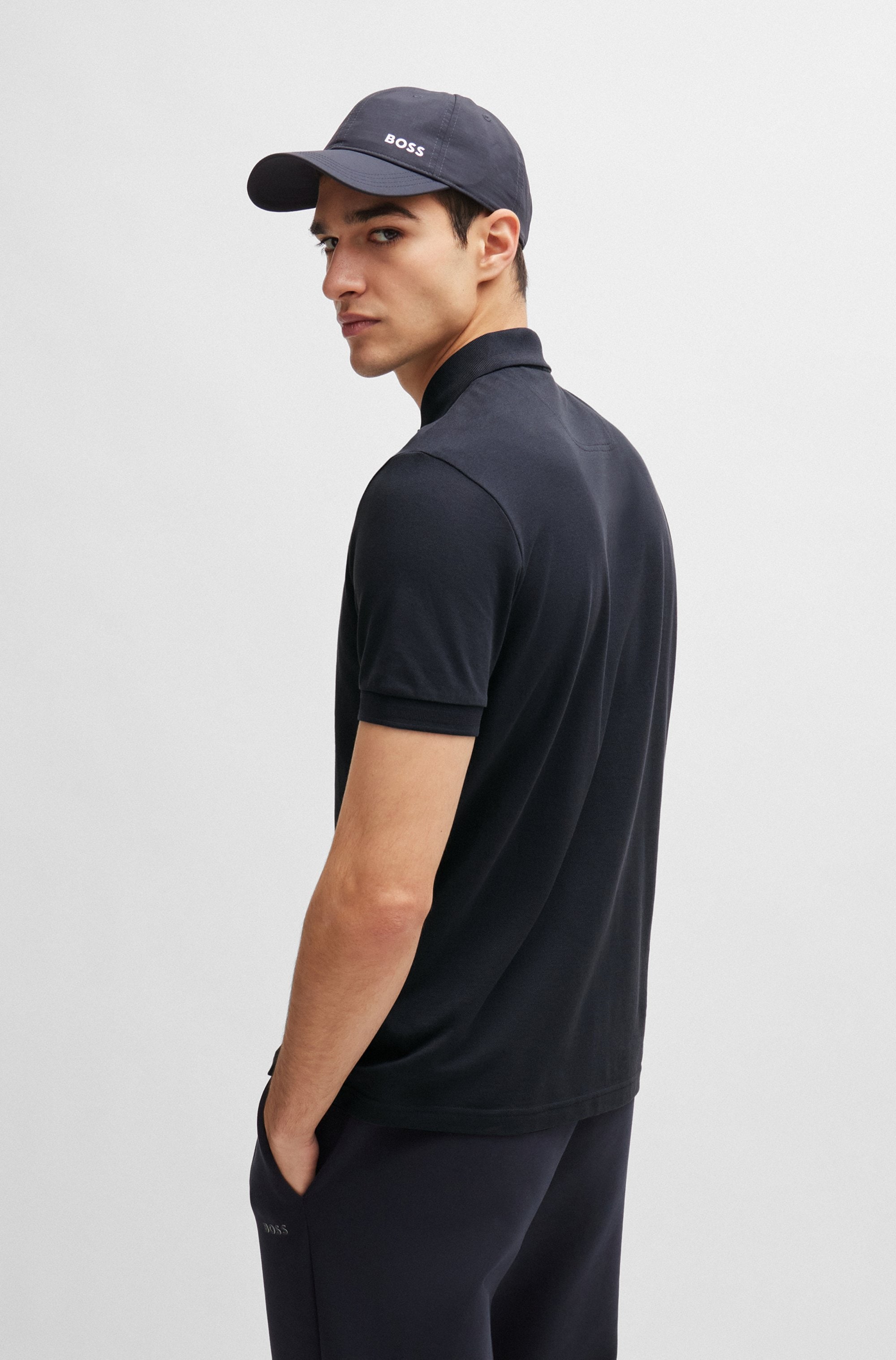 BOSS GREEN Poloshirt »Pio 1«, mit Polokragen