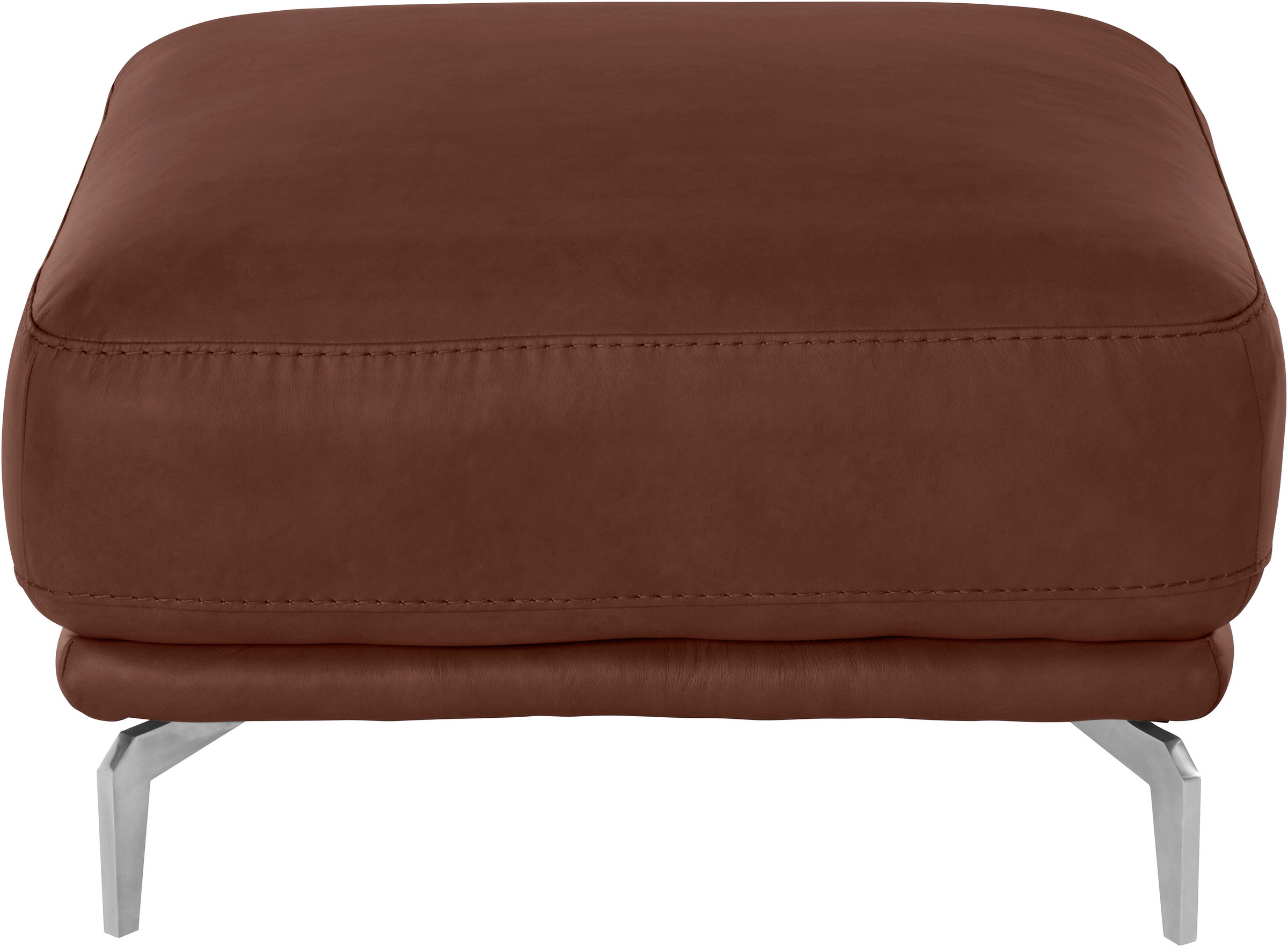 W.SCHILLIG Hocker »montanaa«, mit Metallfüßen in Chrom glänzend, Breite 71 cm