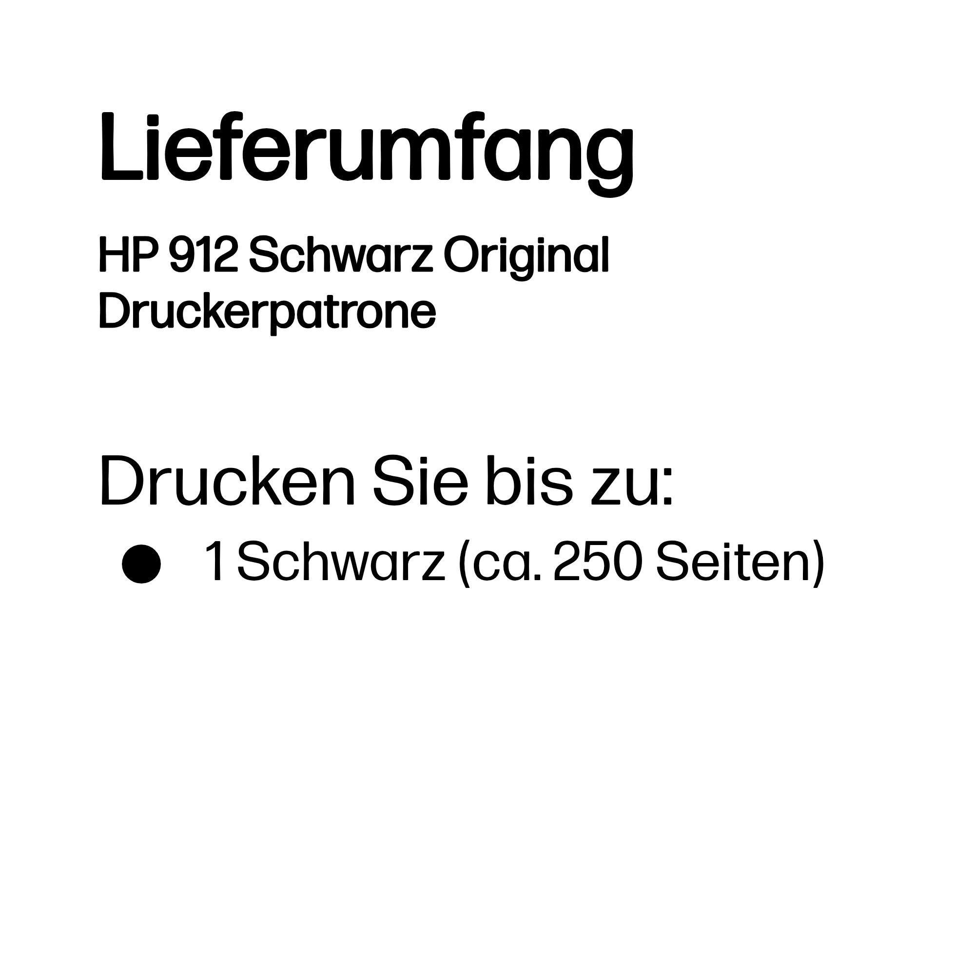 HP Tintenpatrone »912«