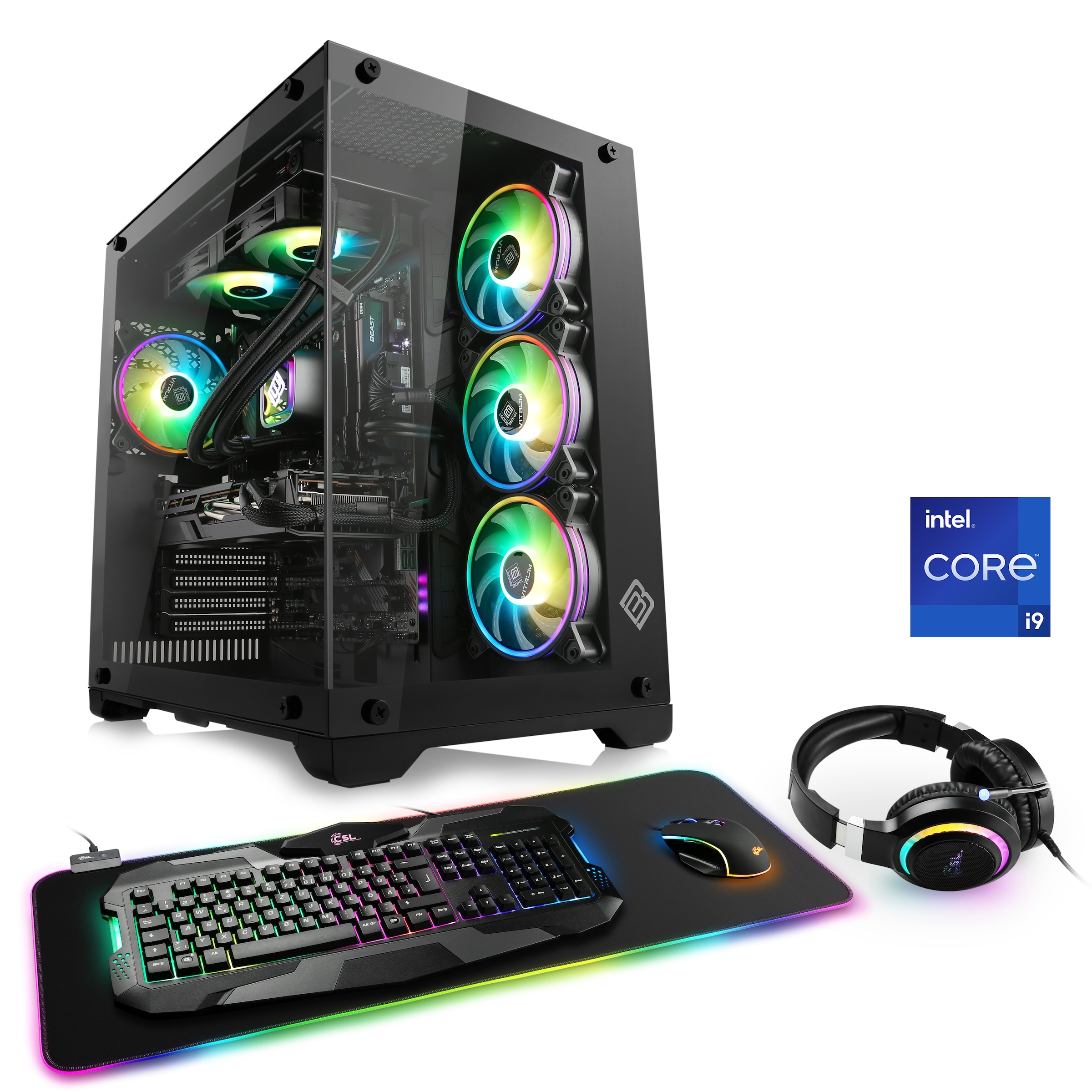 UNIVERSAL Extreme Gaming-PC CSL XXL 3 Garantie Jahre ➥ | Edition« C94111 »Aqueon