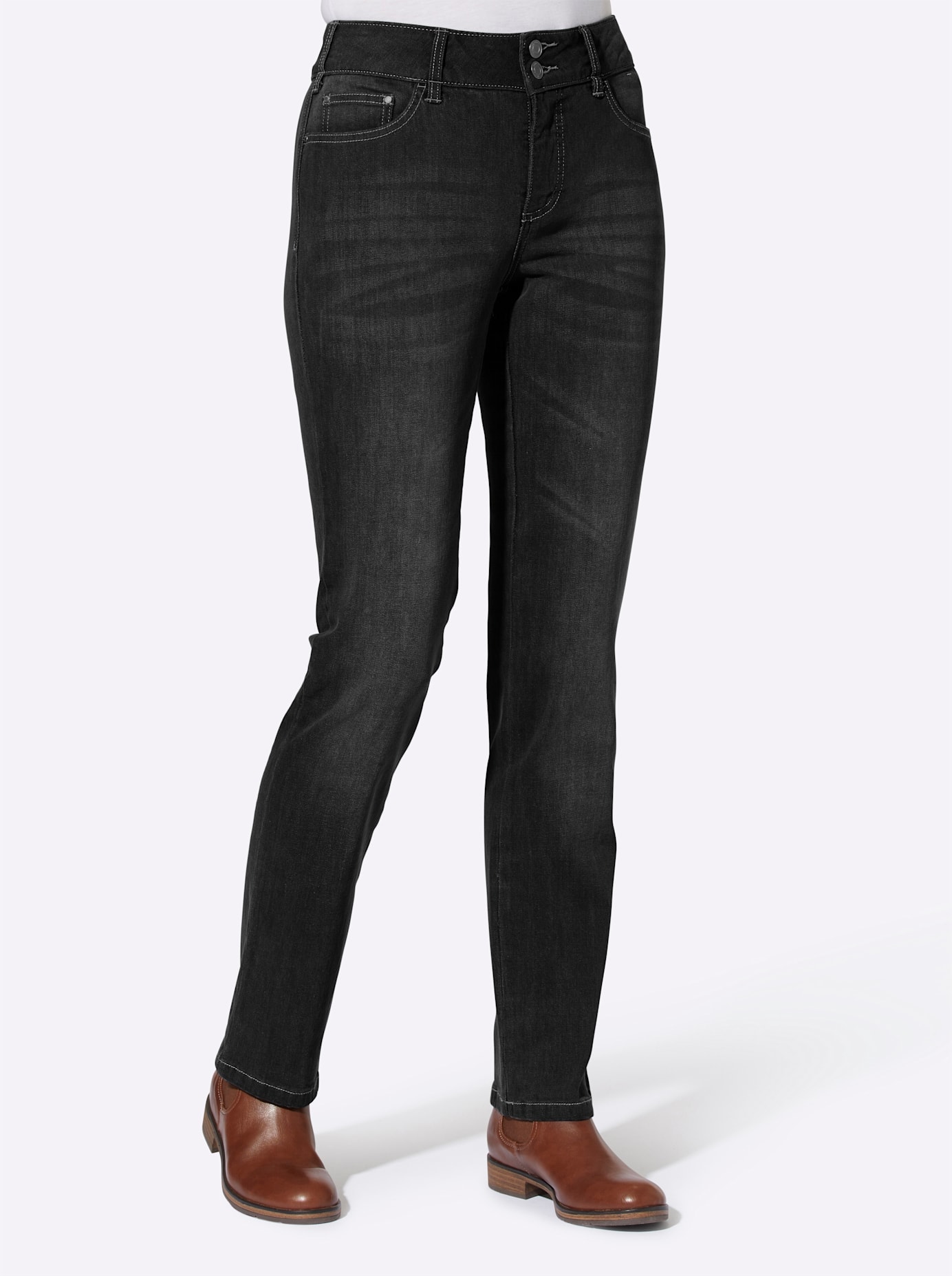 Casual Looks Bequeme Jeans, (1 tlg.)