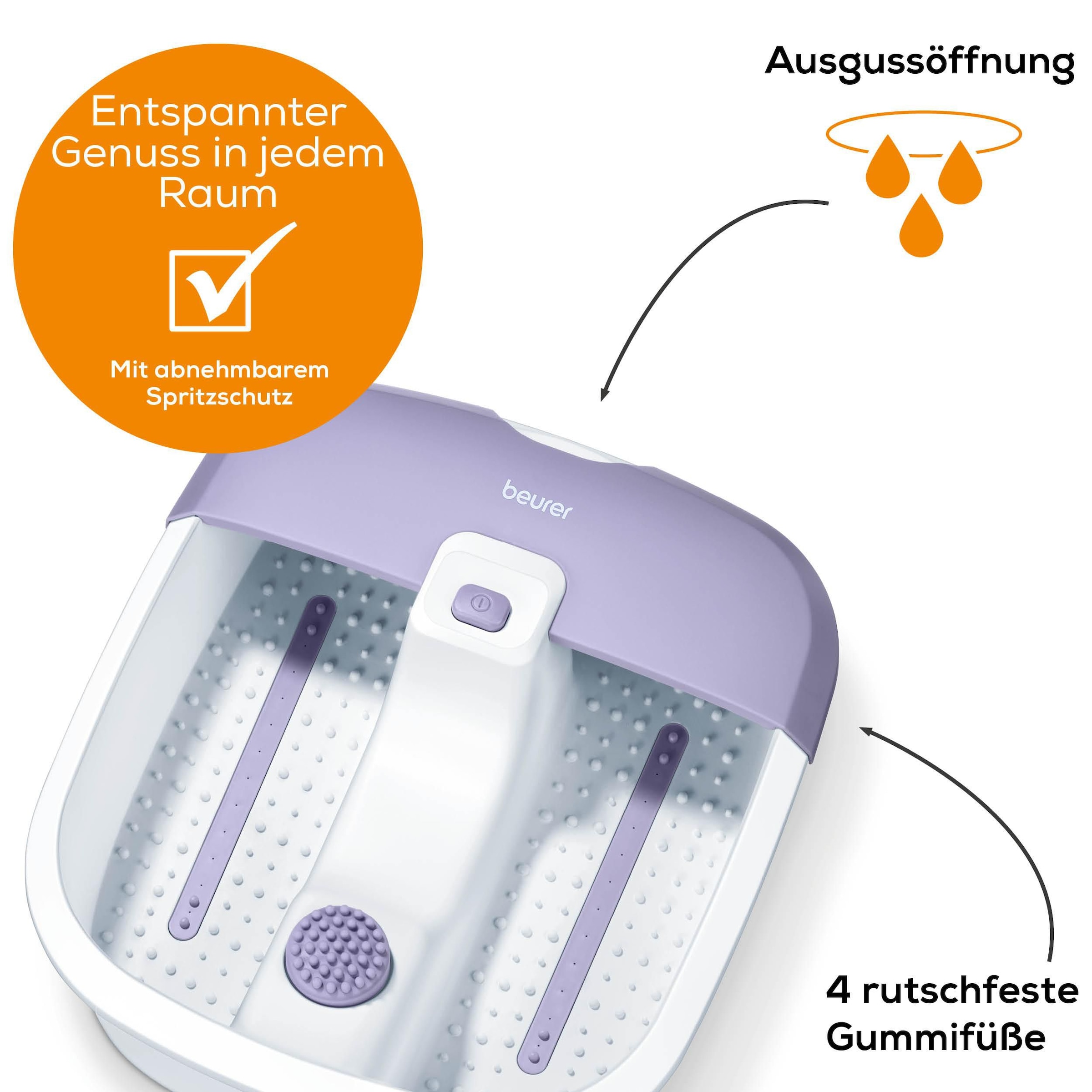 BEURER Fußbad »Fußsprudelbad FB 12 mit Vibrations- und Sprudelmassage« Fördert die Durchblutung und lindert schwere und müde Beine