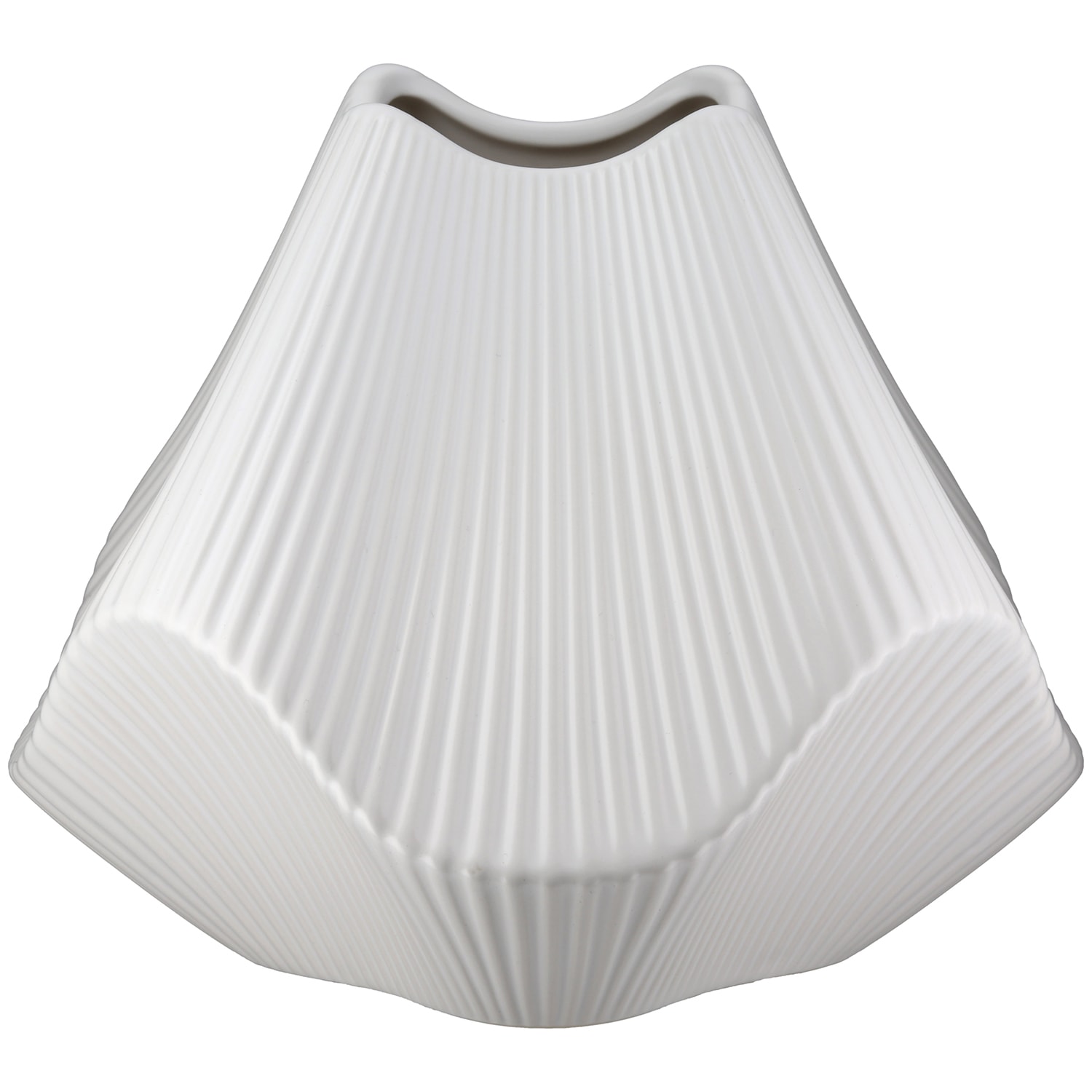 GILDE Tischvase »Vase Lamellen H. 18,5 cm«