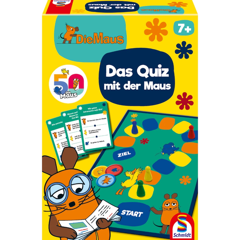 Schmidt Spiele Spiel »Das Quiz mit der Maus Spiel«, Made in Germany