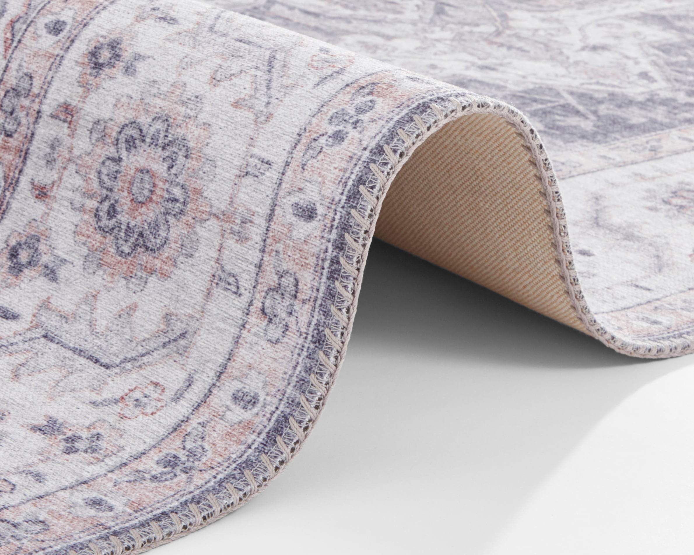 NOURISTAN Teppich »Anthea«, rechteckig, 5 mm Höhe, Orientalisch, Läufer, Vintage, Wohnzimmer, Schlafzimmer, Esszimmer