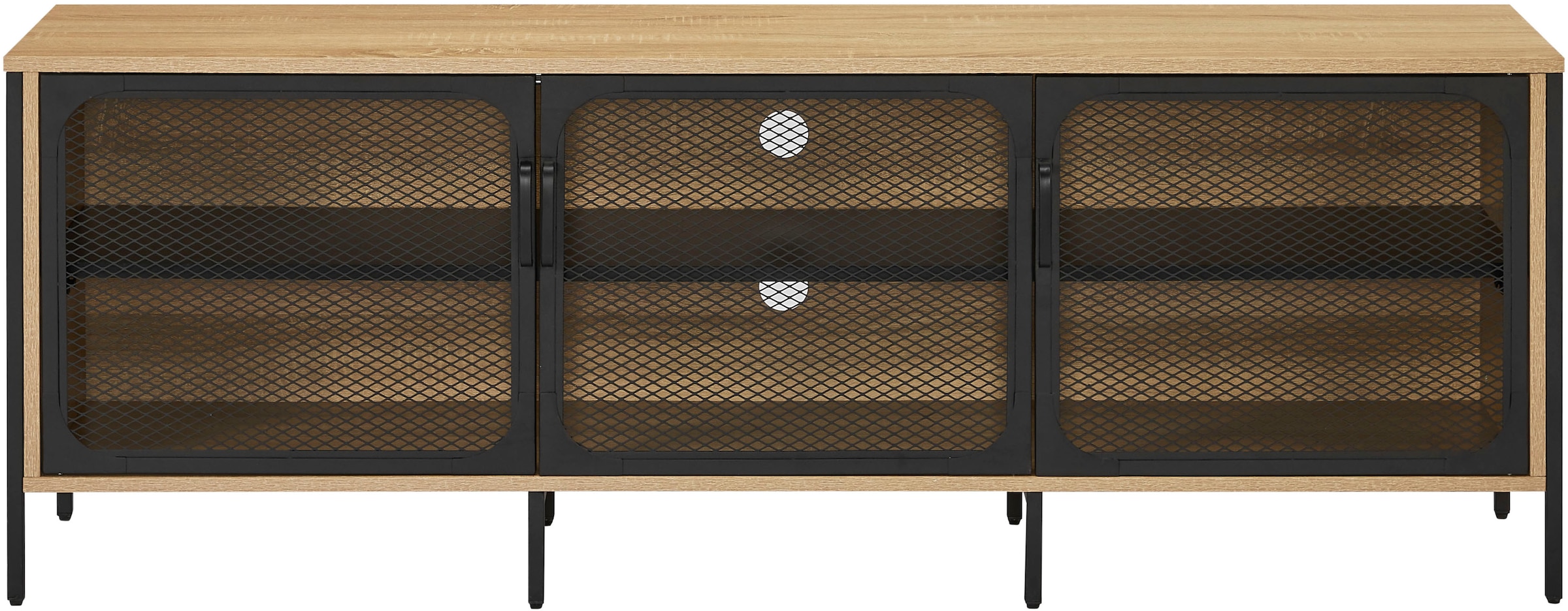 OTTO home TV-Board »Amance« mit ABS-Kanten und pulverbeschichteten Metallbeinen, Breite 150 cm