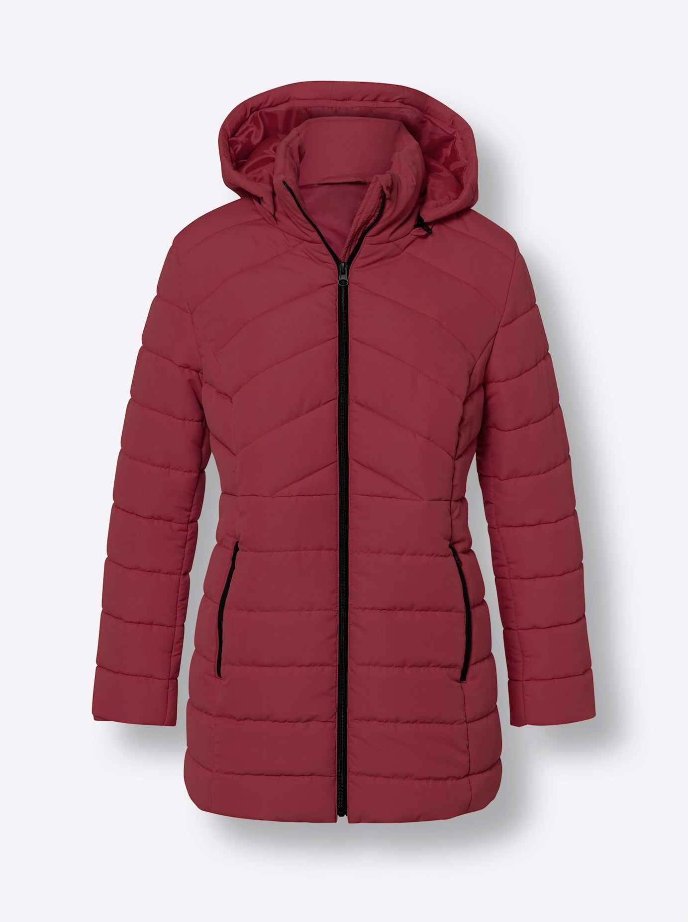Classic Basics Steppjacke, mit Kapuze