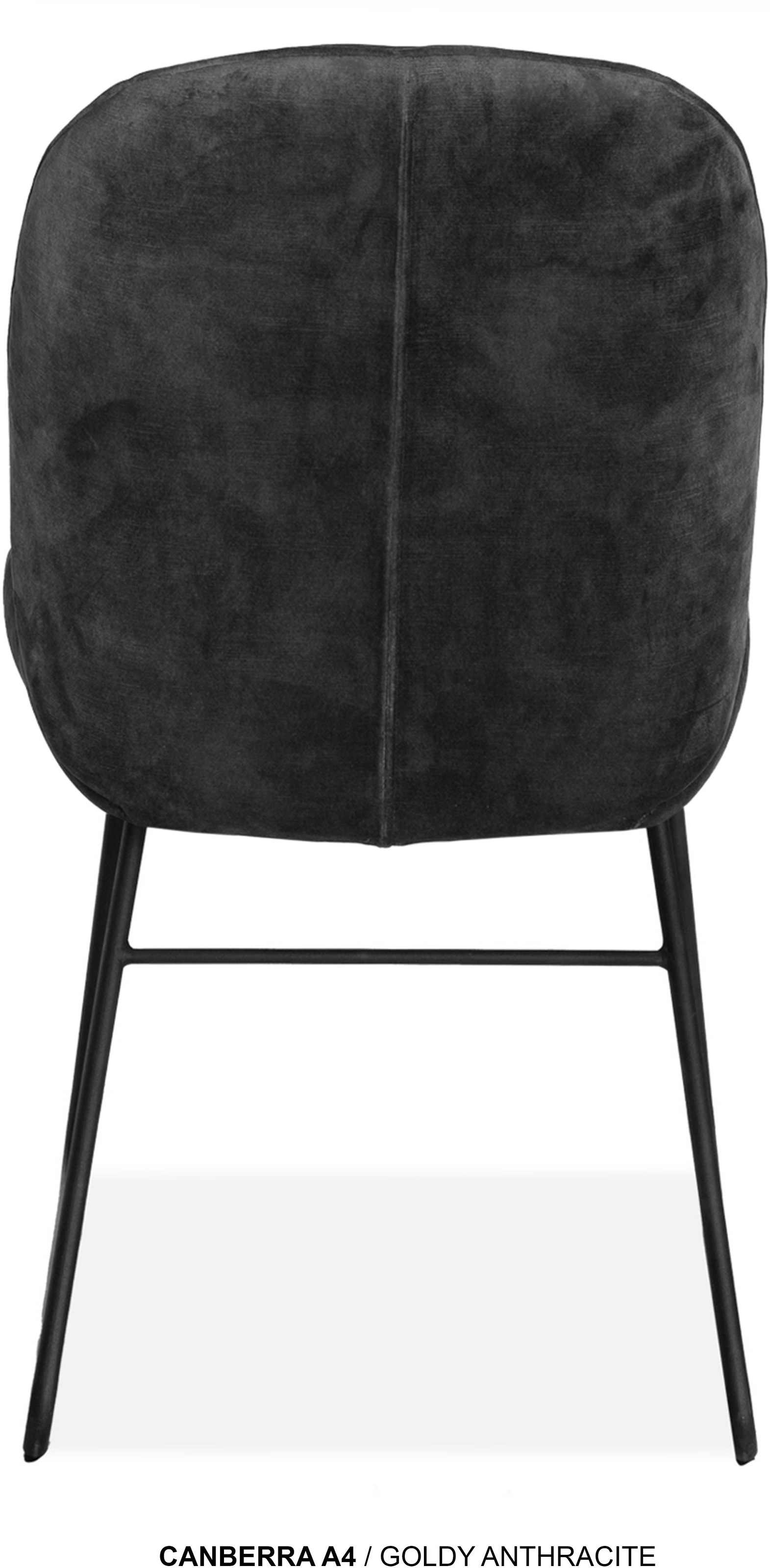 OMG Design Esszimmerstuhl »Canberra« (Set) 1 Stk.Esszimmerstuhl, pflegeleichter Samtvelour Bezug