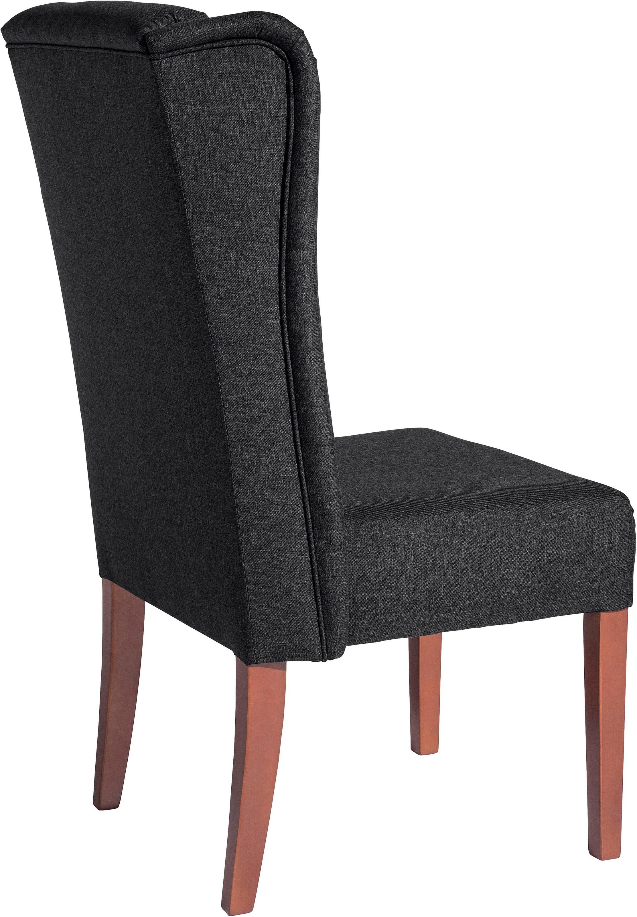 Max Winzer® Polsterstuhl »GOURMET, bequemer Ohrenstuhl, Esszimmerstuhl in tollen Farben«, Strukturgewebe 16523, von Sternekoch Alexander Herrmann, mit Zierknöpfen im Rücken