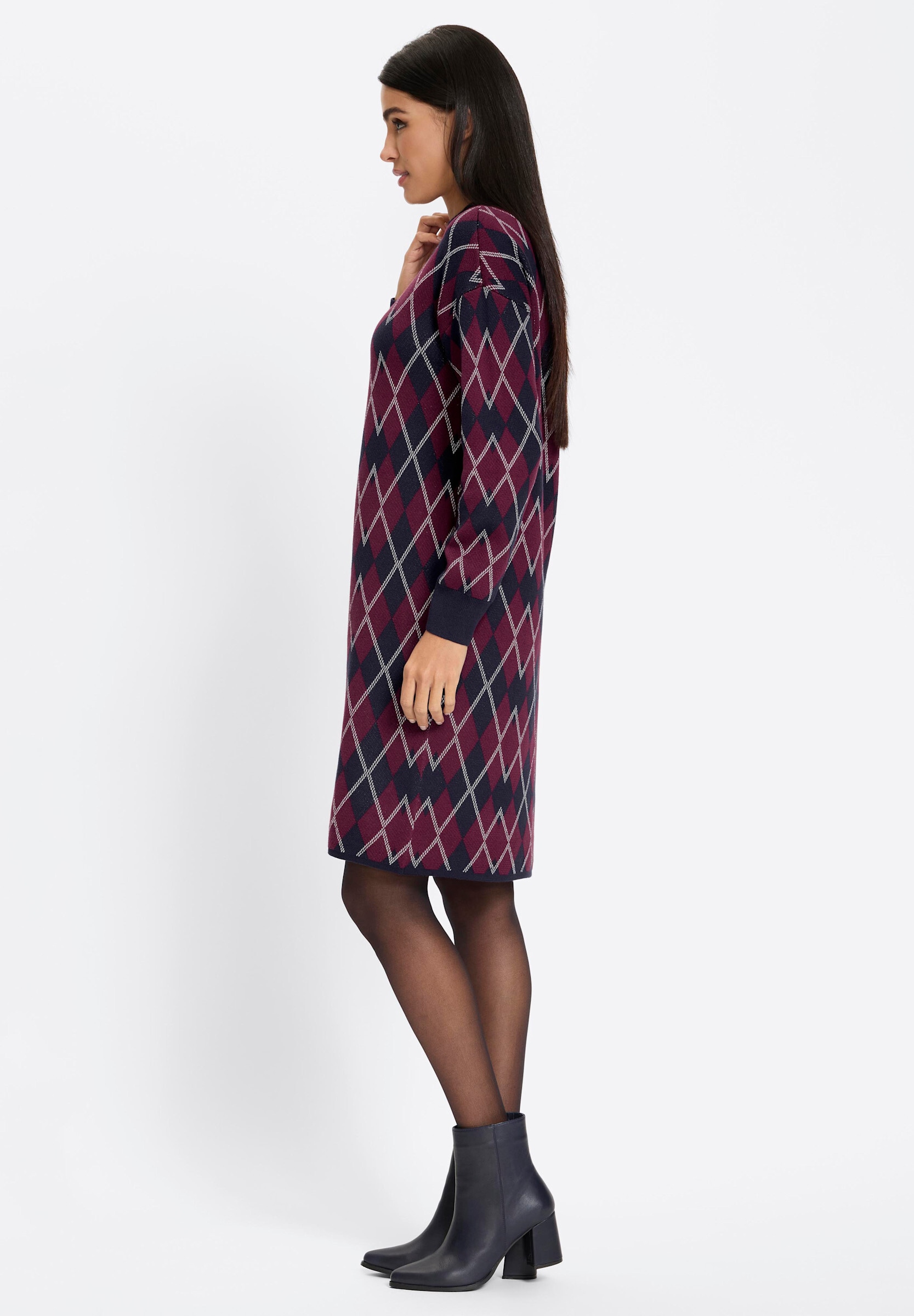 heine Strickkleid »Strickkleid Strickkleid mit Glanzgarn« Ohne Tasche