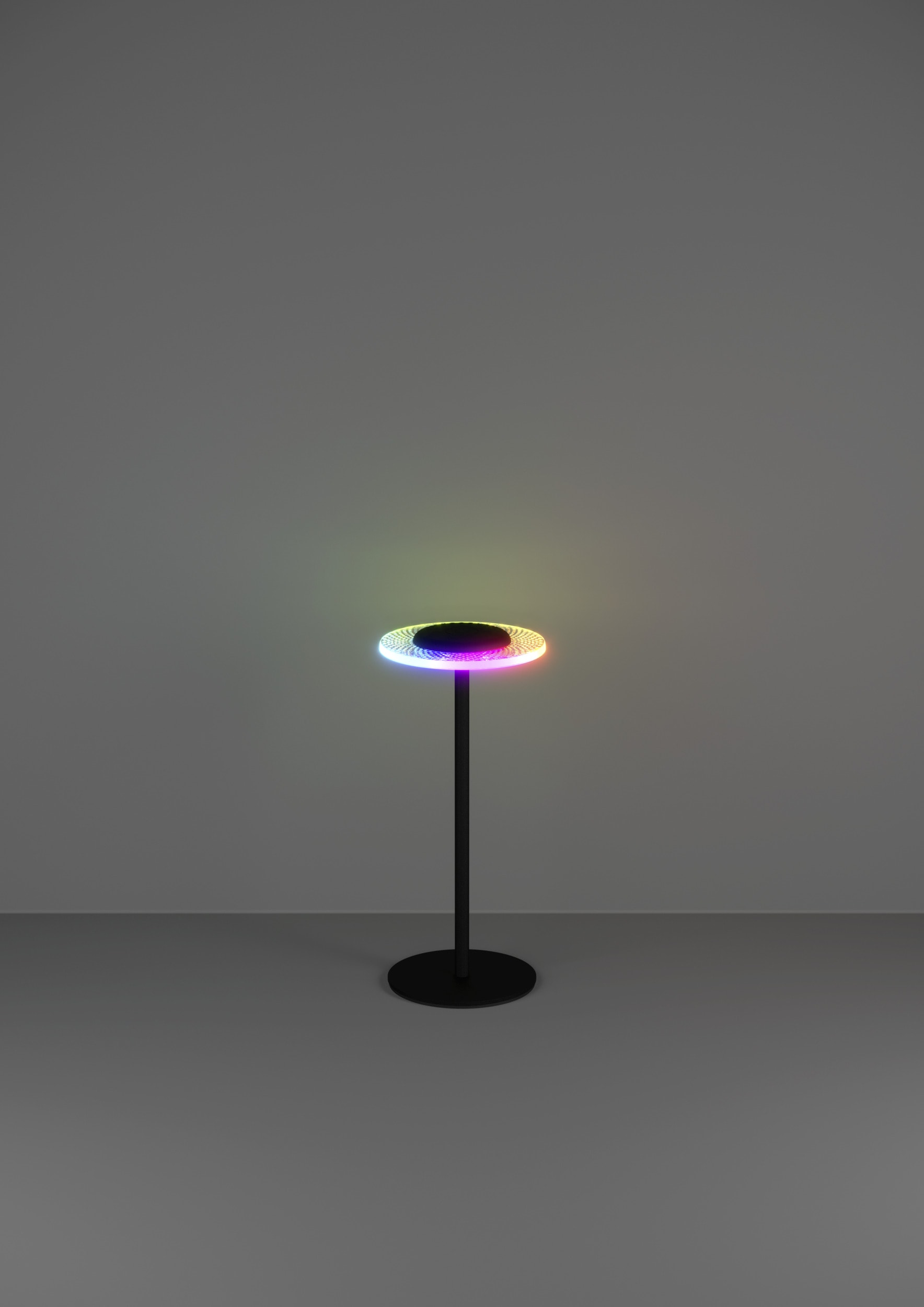 EGLO Tischleuchte »TREPELLA Tischlampe - Stahl - LED - 0,7W - IP20« LED-Modul 1 Stk. RGB | Warmweiß Nachttischlampe, Schreibtischleuchte, Leselampe, H29 x Ø13 cm