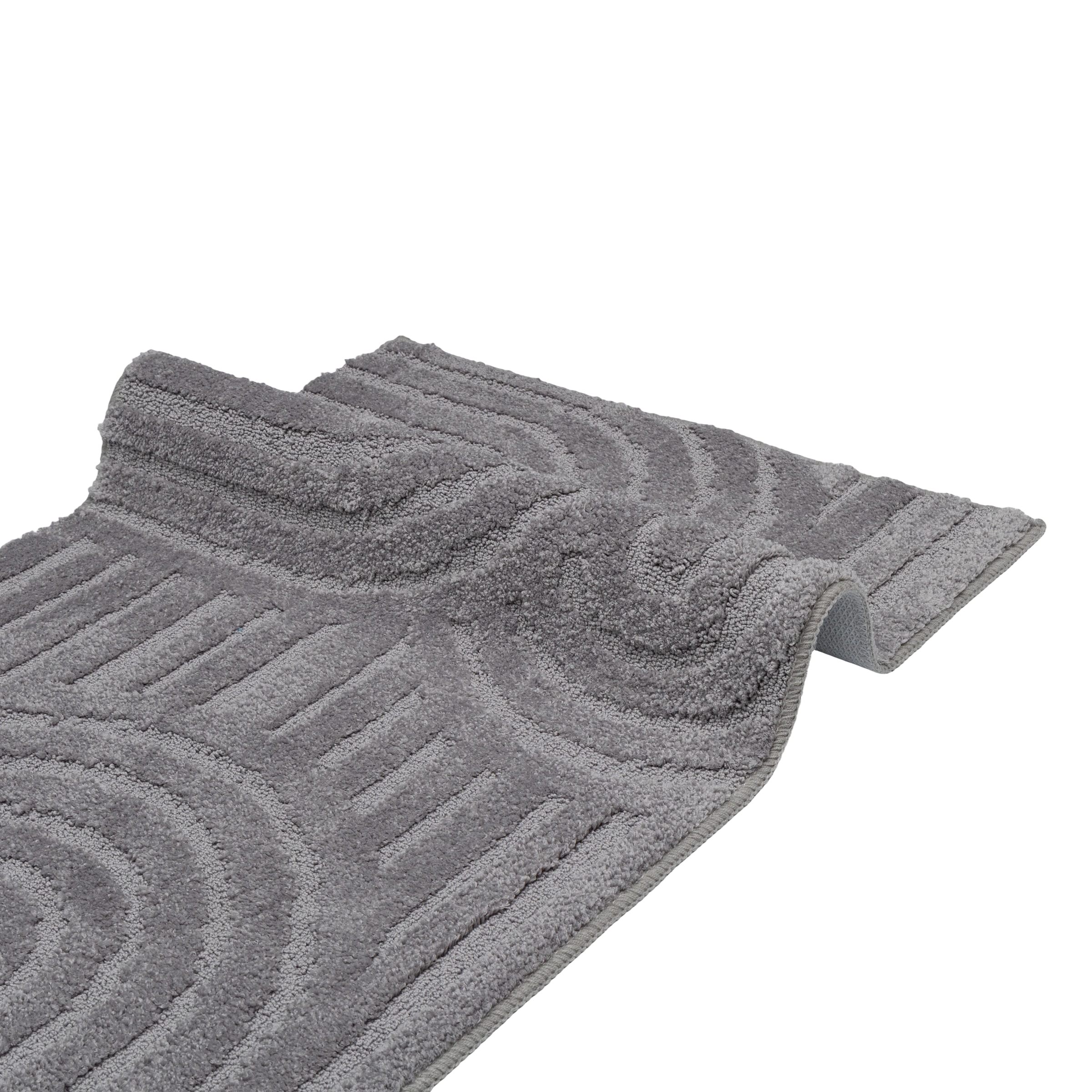 OTTO home »Zen, Badvorleger, Badezimmer Teppich, Duschvorleger« Höhe 10 mm rutschhemmend beschichtet fußbodenheizungsgeeignet | schnell trocknend Uni Farben, Hoch-Tief-Effekt, modernes Muster, Zen